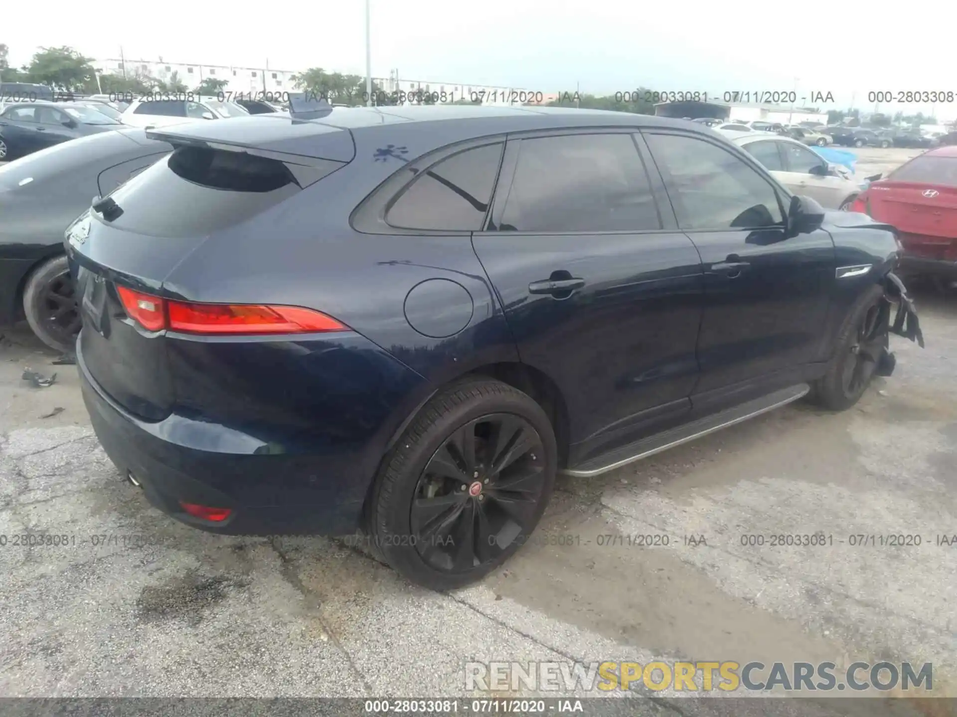 4 Фотография поврежденного автомобиля SADCL2FX2KA356584 JAGUAR F-PACE 2019