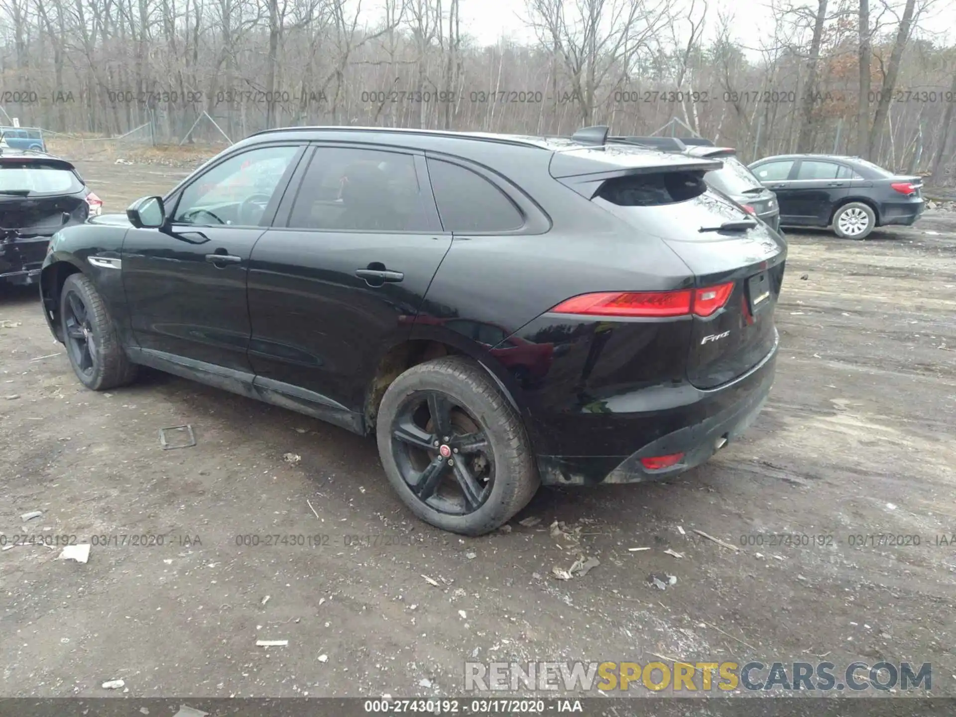 3 Фотография поврежденного автомобиля SADCL2FX5KA359026 JAGUAR F-PACE 2019