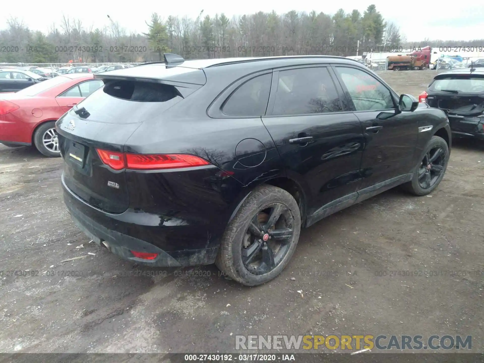 4 Фотография поврежденного автомобиля SADCL2FX5KA359026 JAGUAR F-PACE 2019