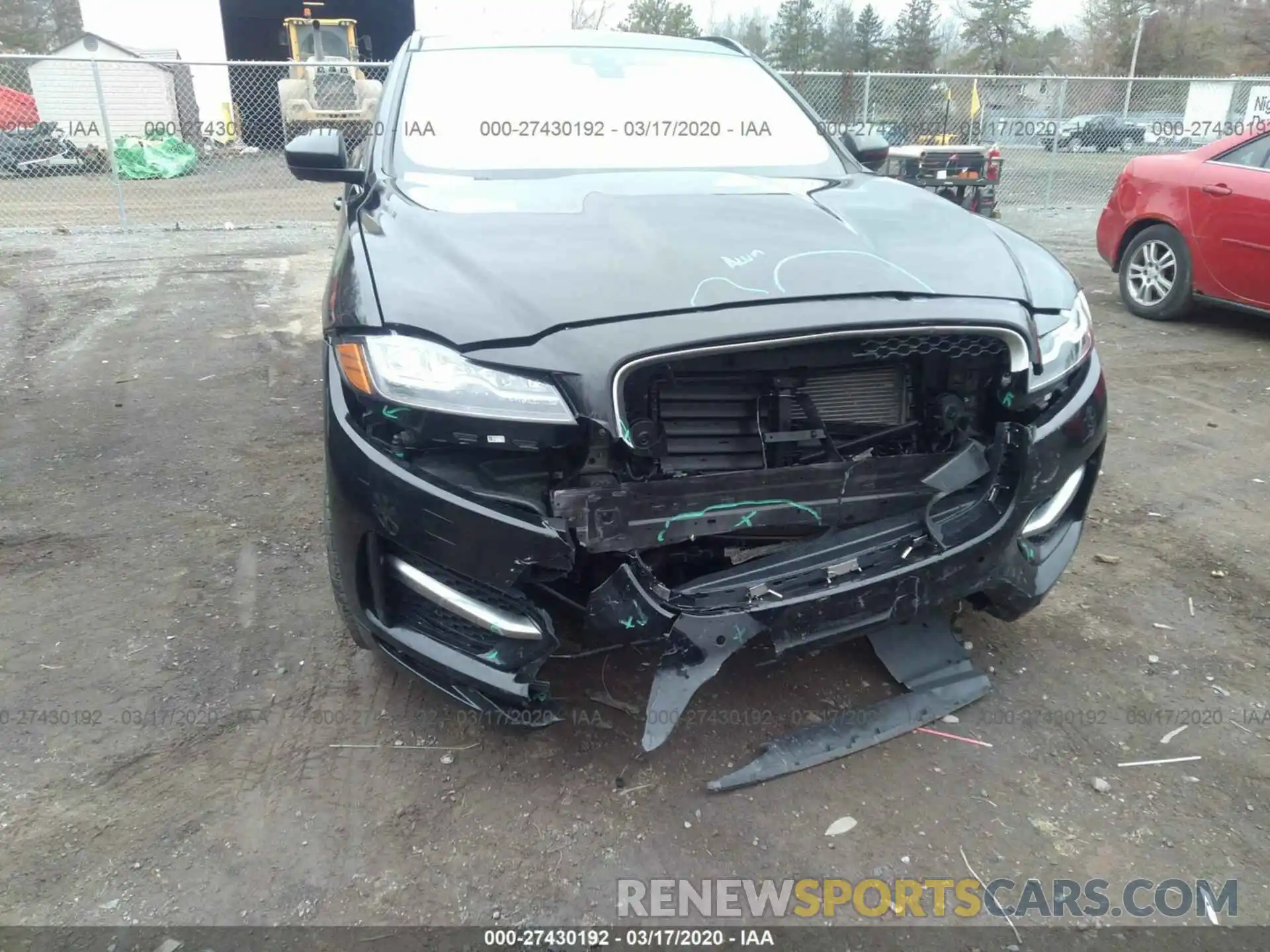 6 Photograph of a damaged car SADCL2FX5KA359026 JAGUAR F-PACE 2019