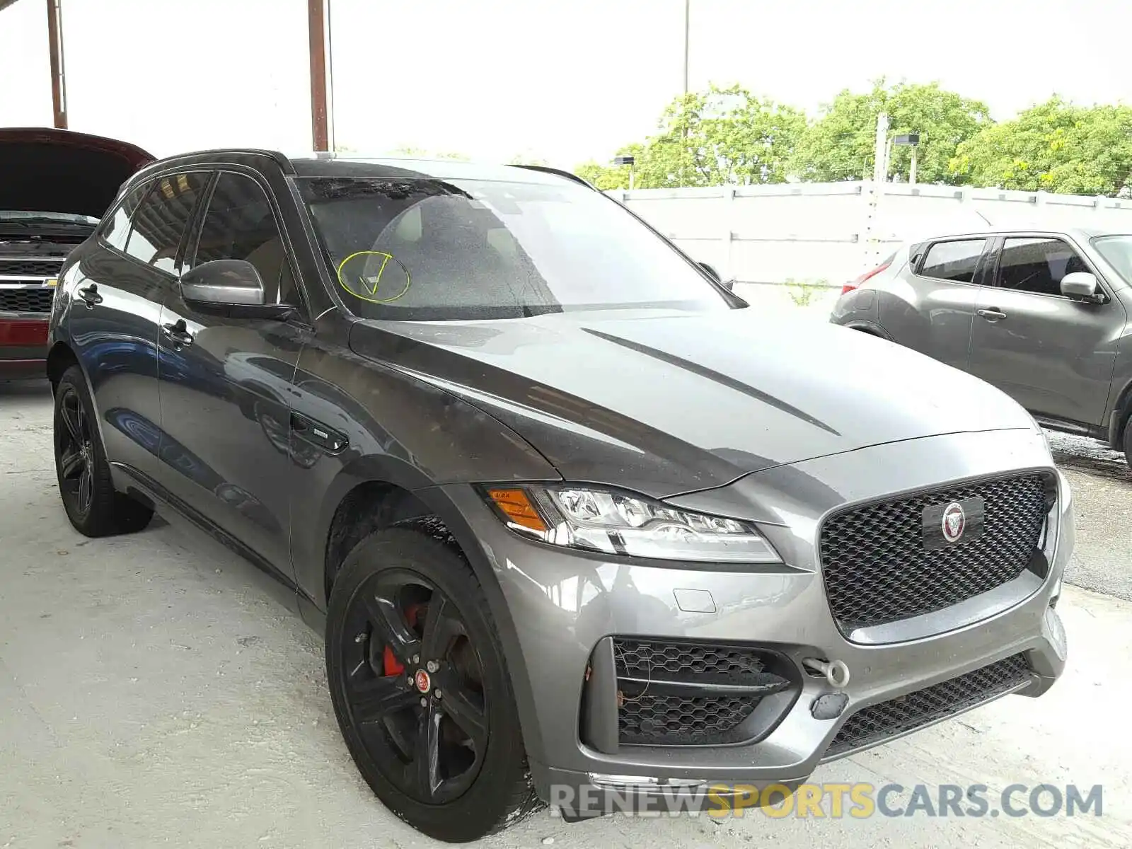 1 Photograph of a damaged car SADCL2FX6KA397249 JAGUAR F-PACE 2019