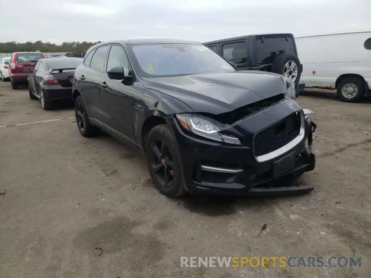 1 Фотография поврежденного автомобиля SADCL2FX7KA366284 JAGUAR F-PACE 2019