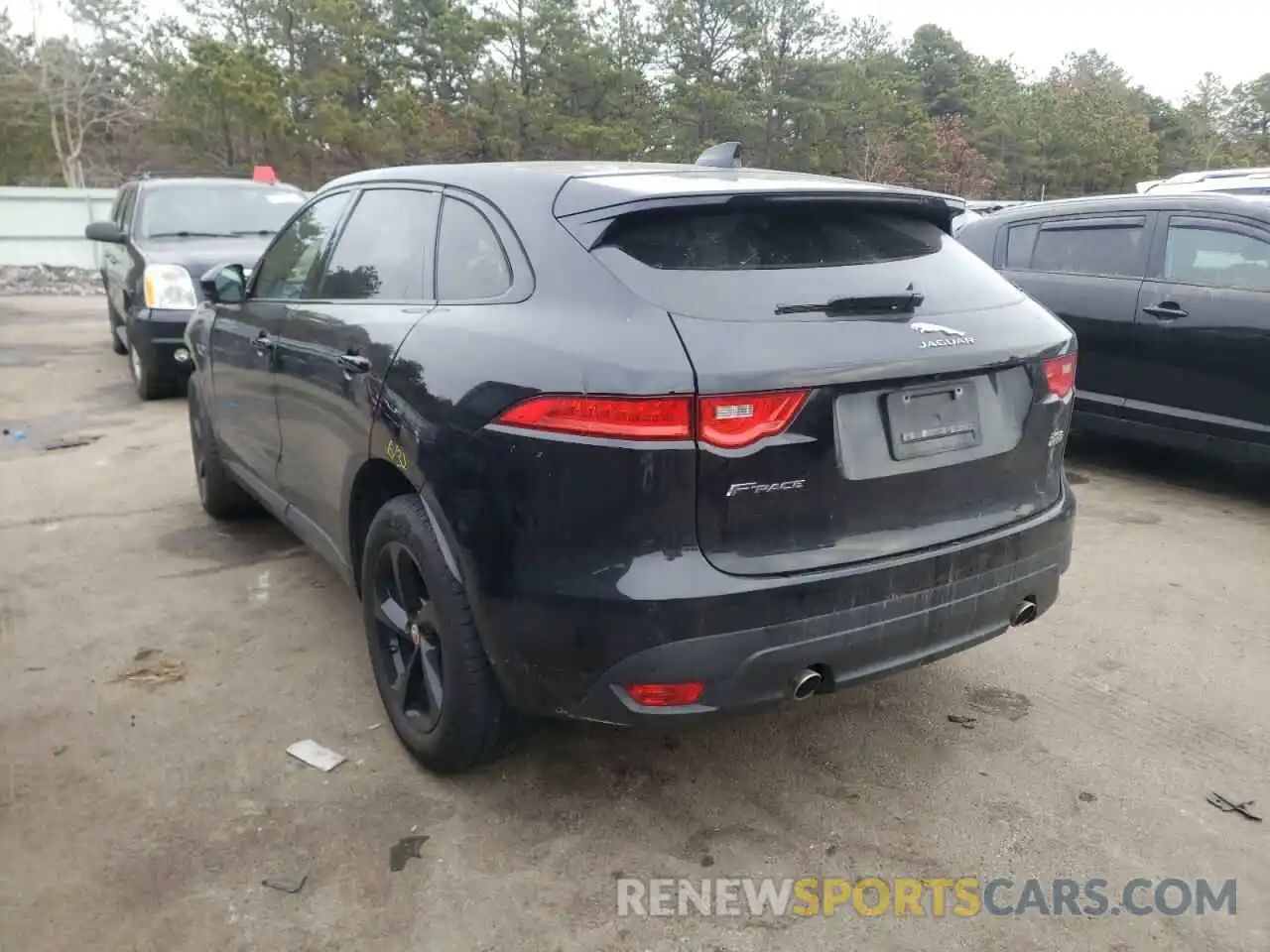 3 Фотография поврежденного автомобиля SADCL2FX7KA366284 JAGUAR F-PACE 2019