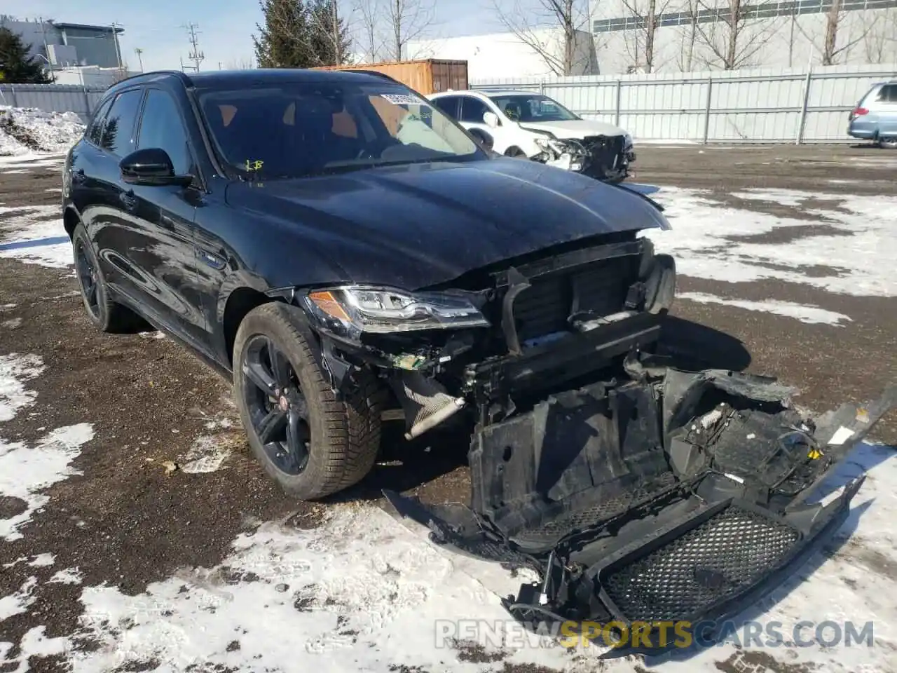 1 Photograph of a damaged car SADCL2FX8KA361367 JAGUAR F-PACE 2019