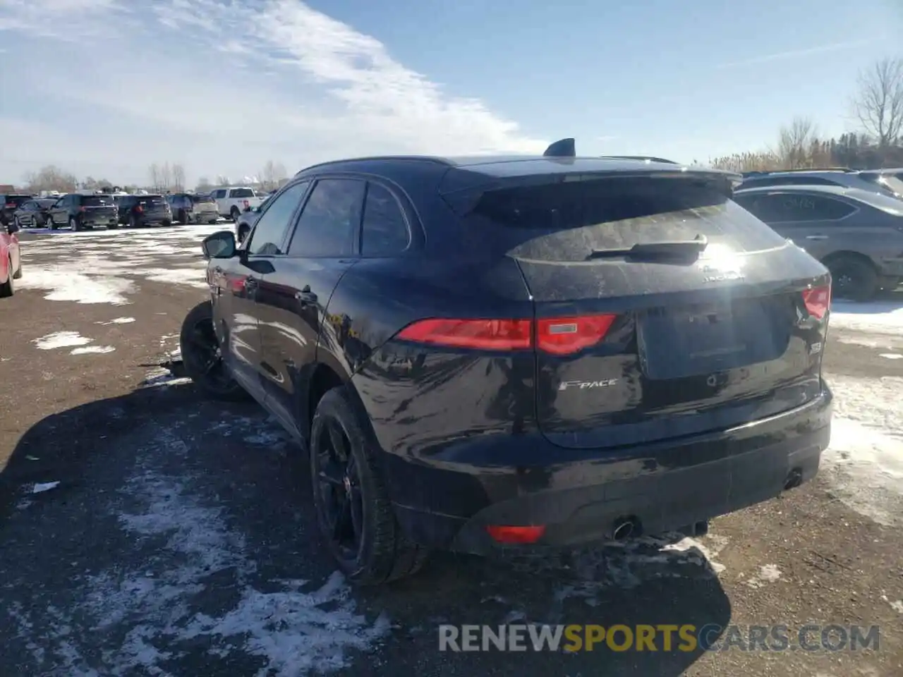 3 Фотография поврежденного автомобиля SADCL2FX8KA361367 JAGUAR F-PACE 2019