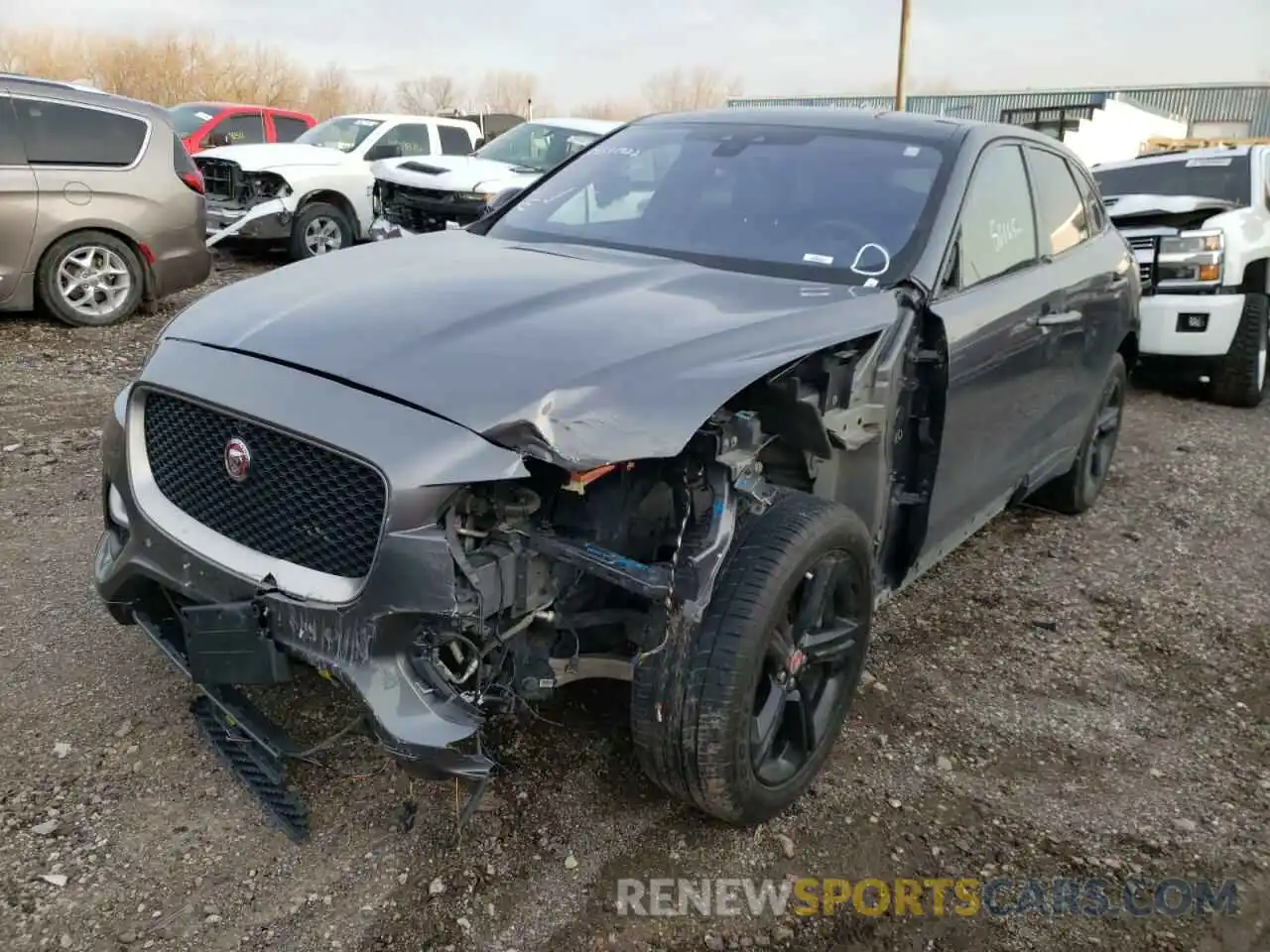 2 Фотография поврежденного автомобиля SADCL2FX9KA366187 JAGUAR F-PACE 2019