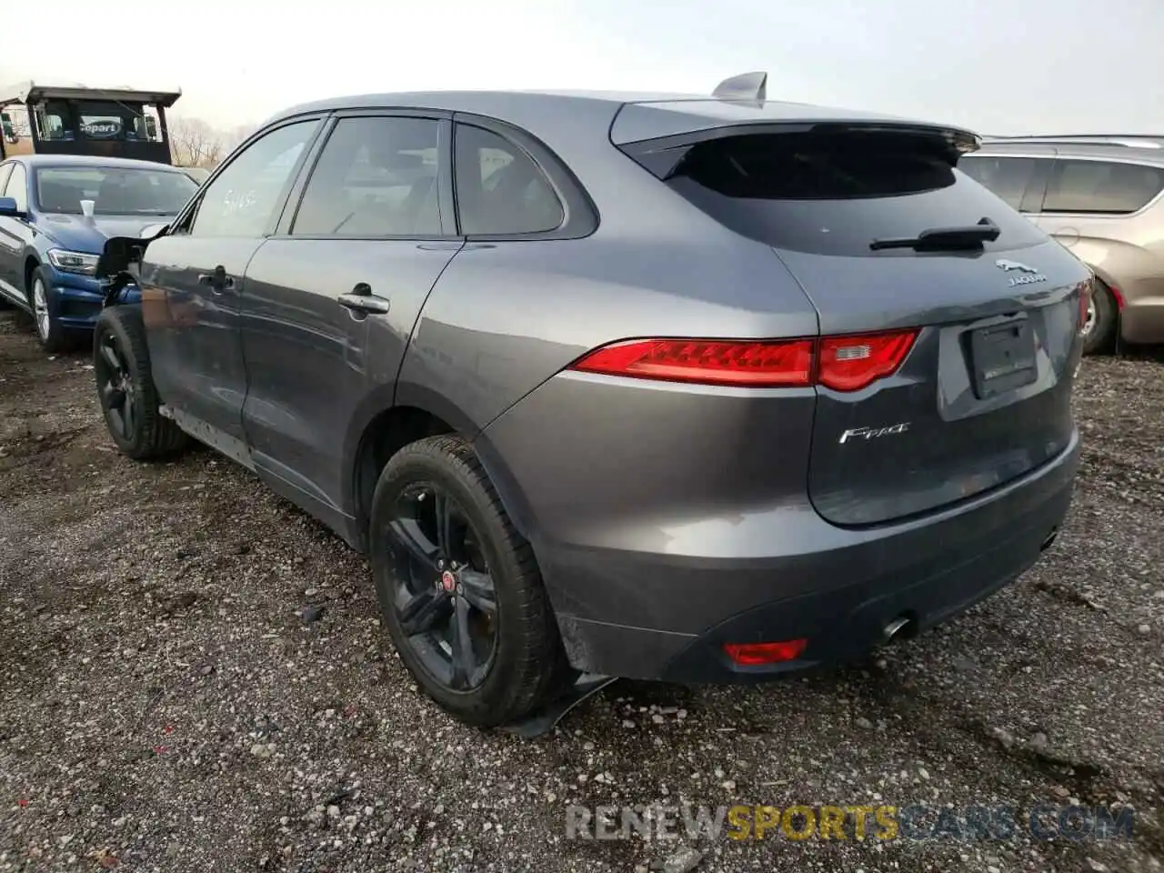 3 Фотография поврежденного автомобиля SADCL2FX9KA366187 JAGUAR F-PACE 2019