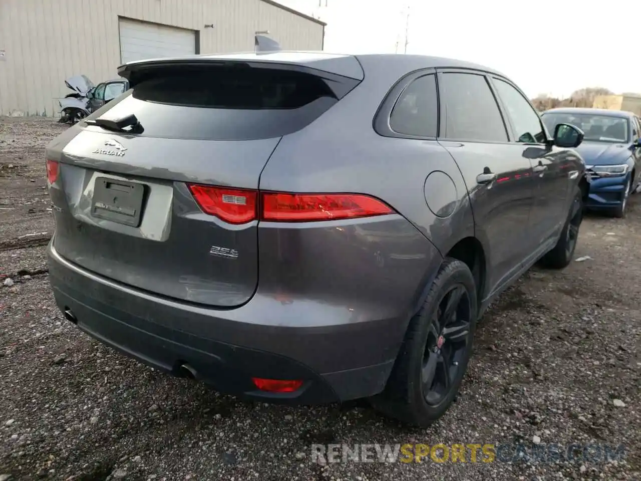 4 Фотография поврежденного автомобиля SADCL2FX9KA366187 JAGUAR F-PACE 2019