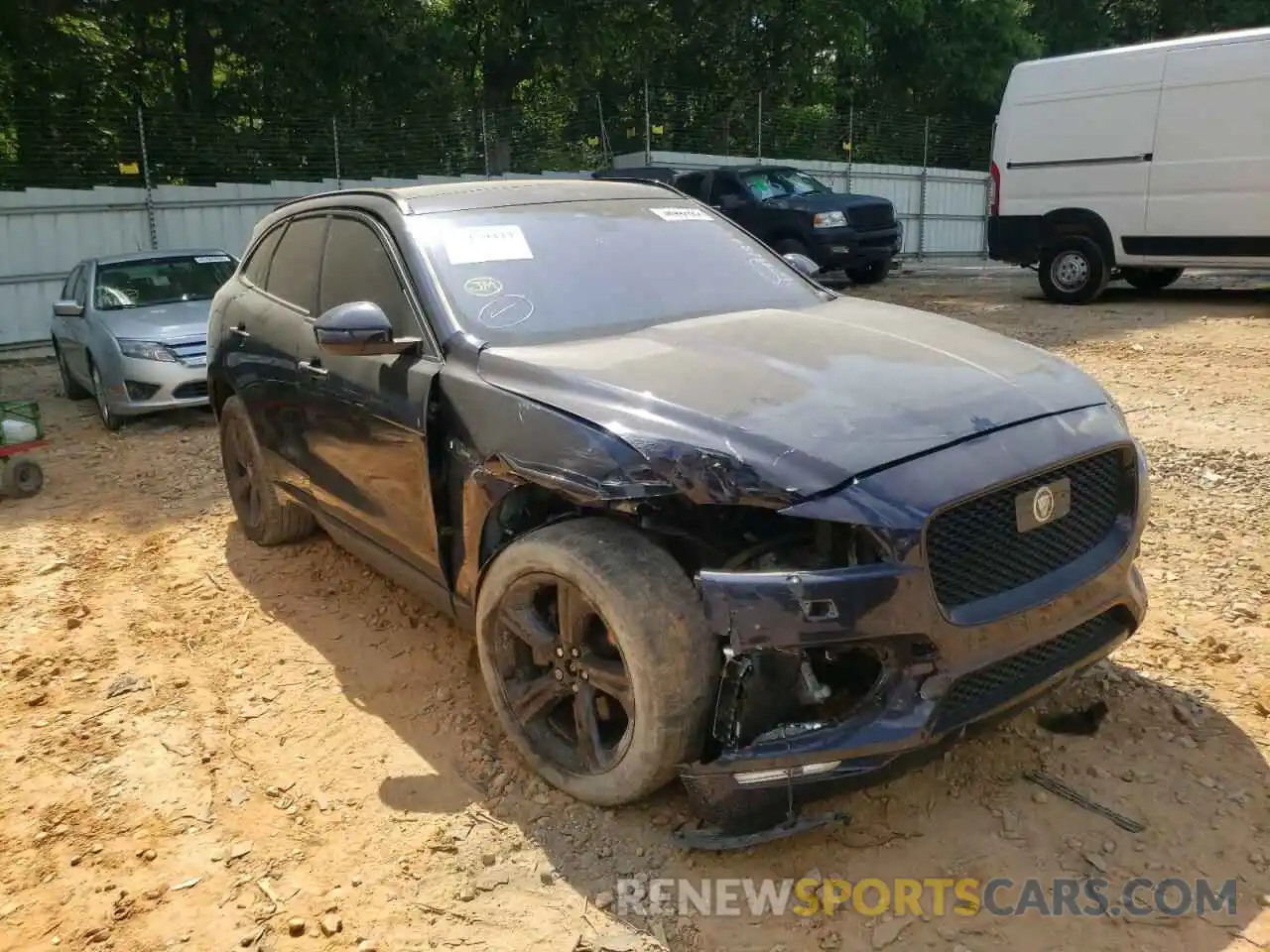 1 Photograph of a damaged car SADCL2FX9KA397620 JAGUAR F-PACE 2019