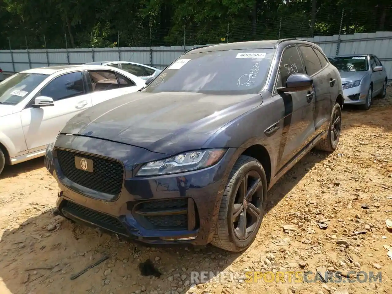 2 Фотография поврежденного автомобиля SADCL2FX9KA397620 JAGUAR F-PACE 2019