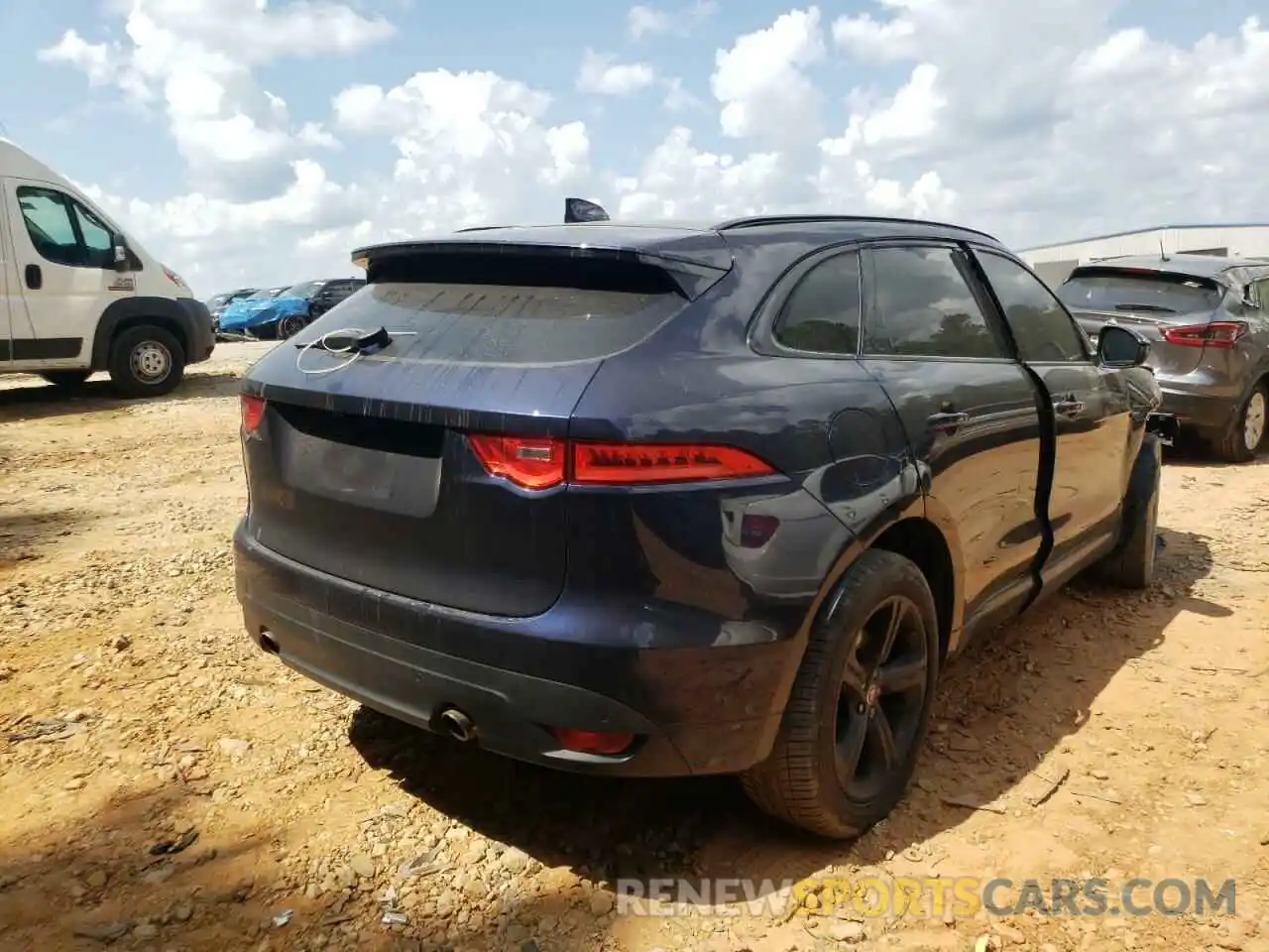 4 Фотография поврежденного автомобиля SADCL2FX9KA397620 JAGUAR F-PACE 2019