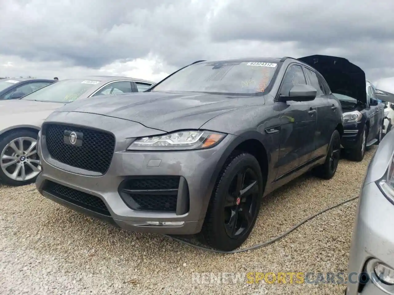 2 Фотография поврежденного автомобиля SADCL2FXXKA397495 JAGUAR F-PACE 2019