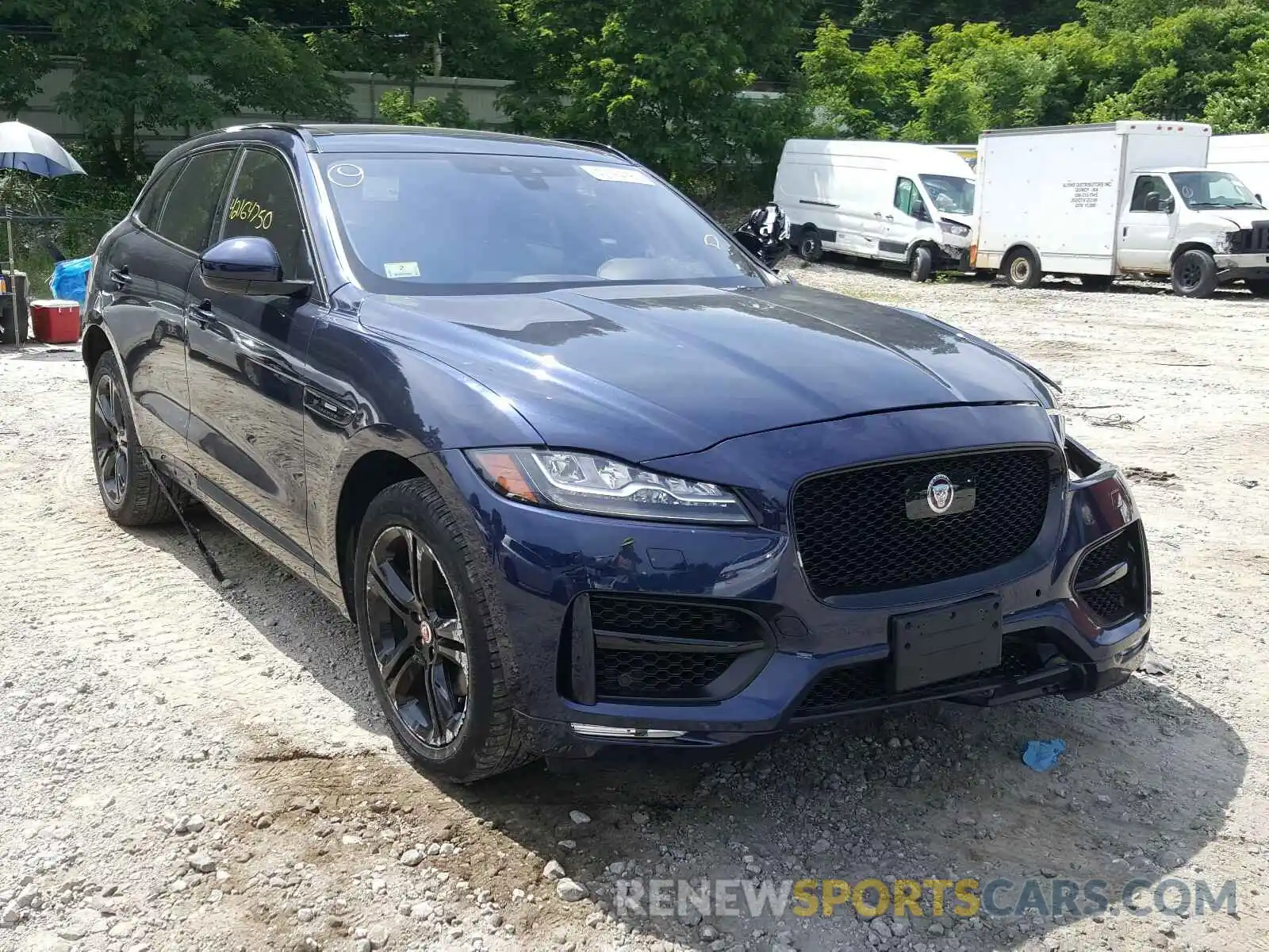 1 Photograph of a damaged car SADCL2GX0KA355934 JAGUAR F-PACE 2019