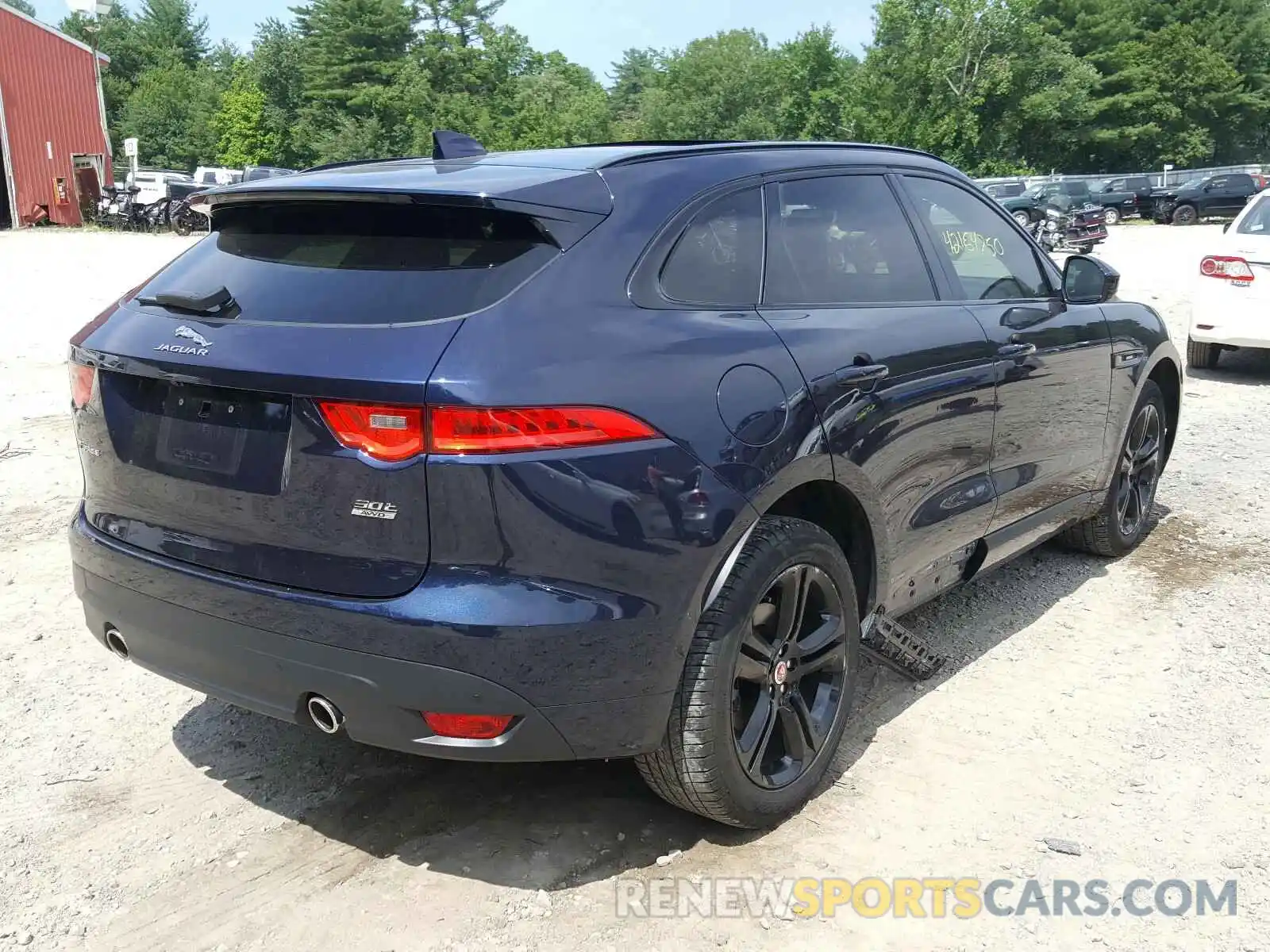 4 Фотография поврежденного автомобиля SADCL2GX0KA355934 JAGUAR F-PACE 2019