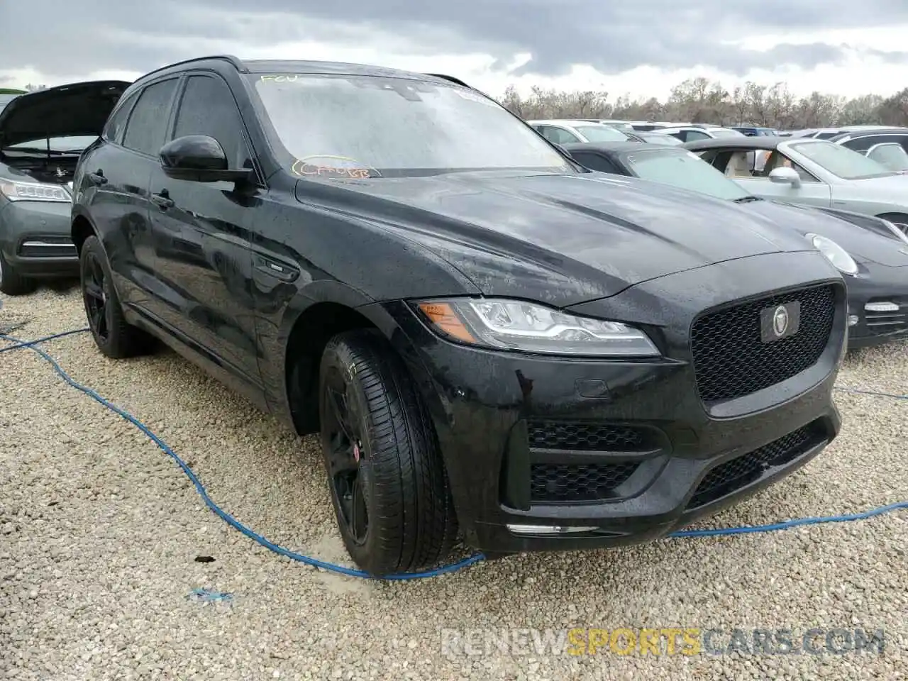 1 Photograph of a damaged car SADCL2GX1KA354629 JAGUAR F-PACE 2019