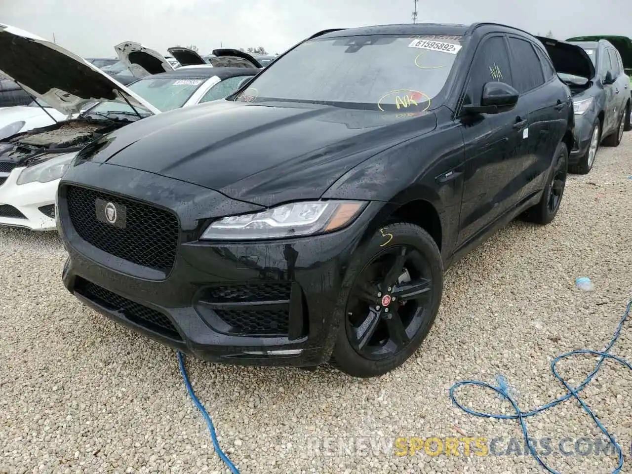 2 Photograph of a damaged car SADCL2GX1KA354629 JAGUAR F-PACE 2019