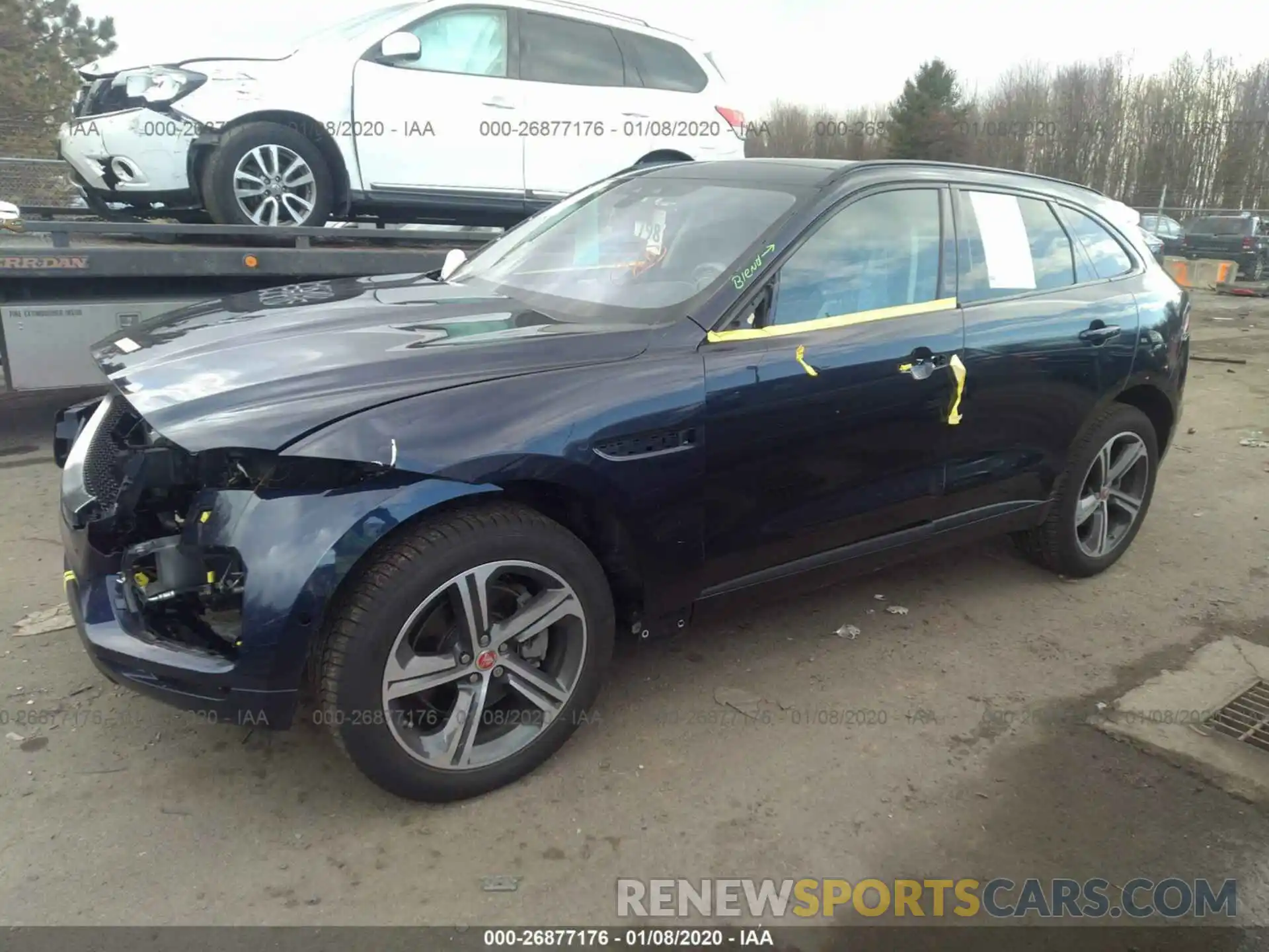 2 Photograph of a damaged car SADCL2GX3KA353837 JAGUAR F-PACE 2019