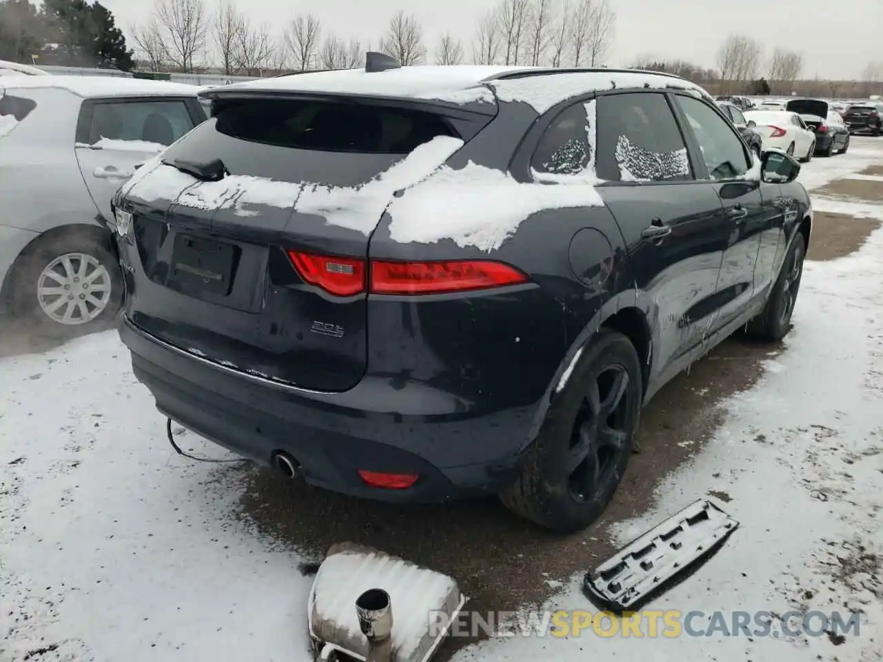 4 Фотография поврежденного автомобиля SADCL2GX3KA399684 JAGUAR F-PACE 2019