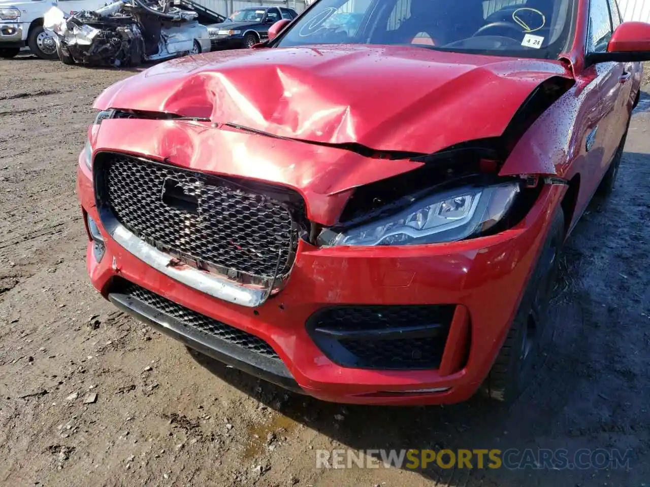 9 Photograph of a damaged car SADCL2GX5KA605877 JAGUAR F-PACE 2019