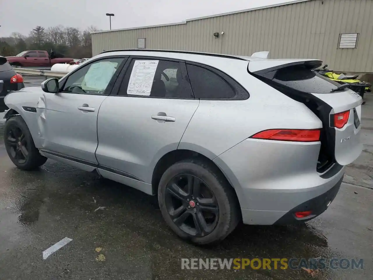 2 Фотография поврежденного автомобиля SADCL2GX6KA366646 JAGUAR F-PACE 2019