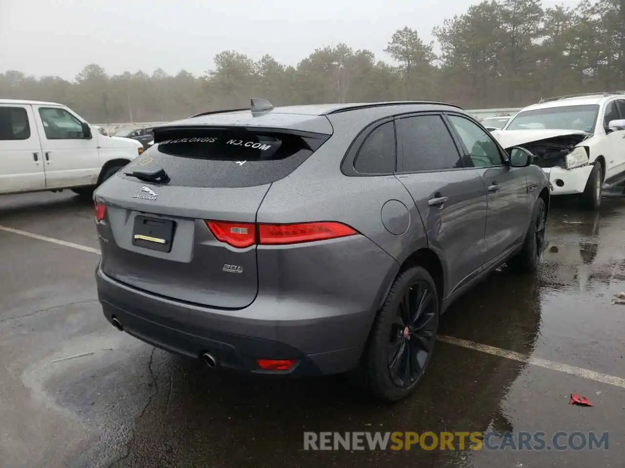 4 Фотография поврежденного автомобиля SADCL2GX6KA396715 JAGUAR F-PACE 2019