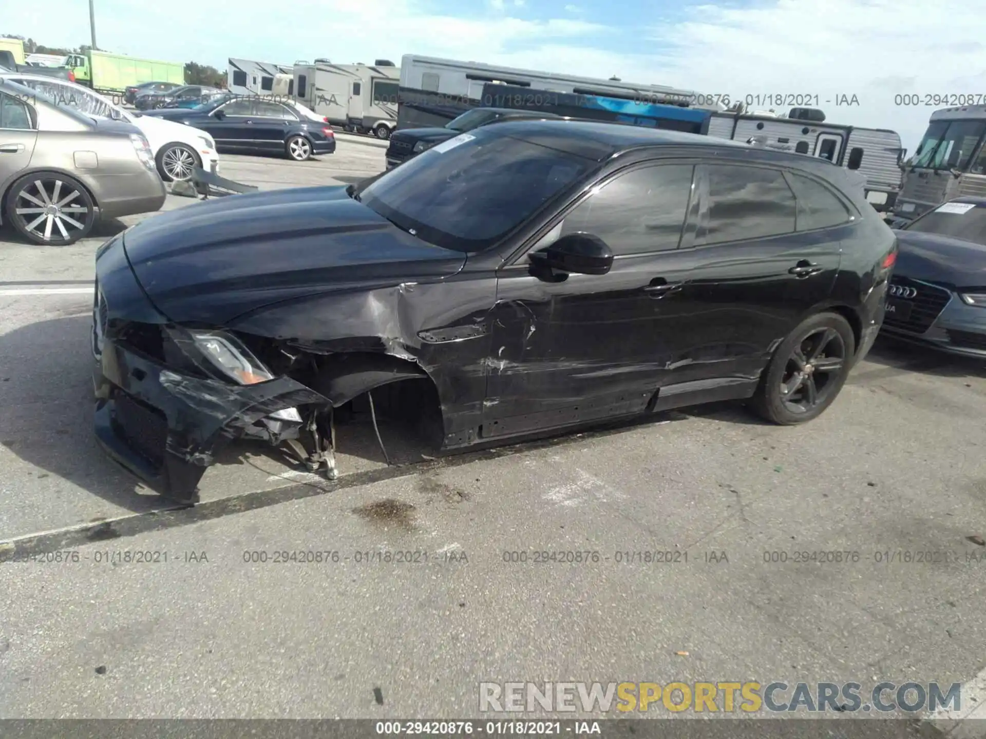 2 Photograph of a damaged car SADCM2FV0KA369409 JAGUAR F-PACE 2019