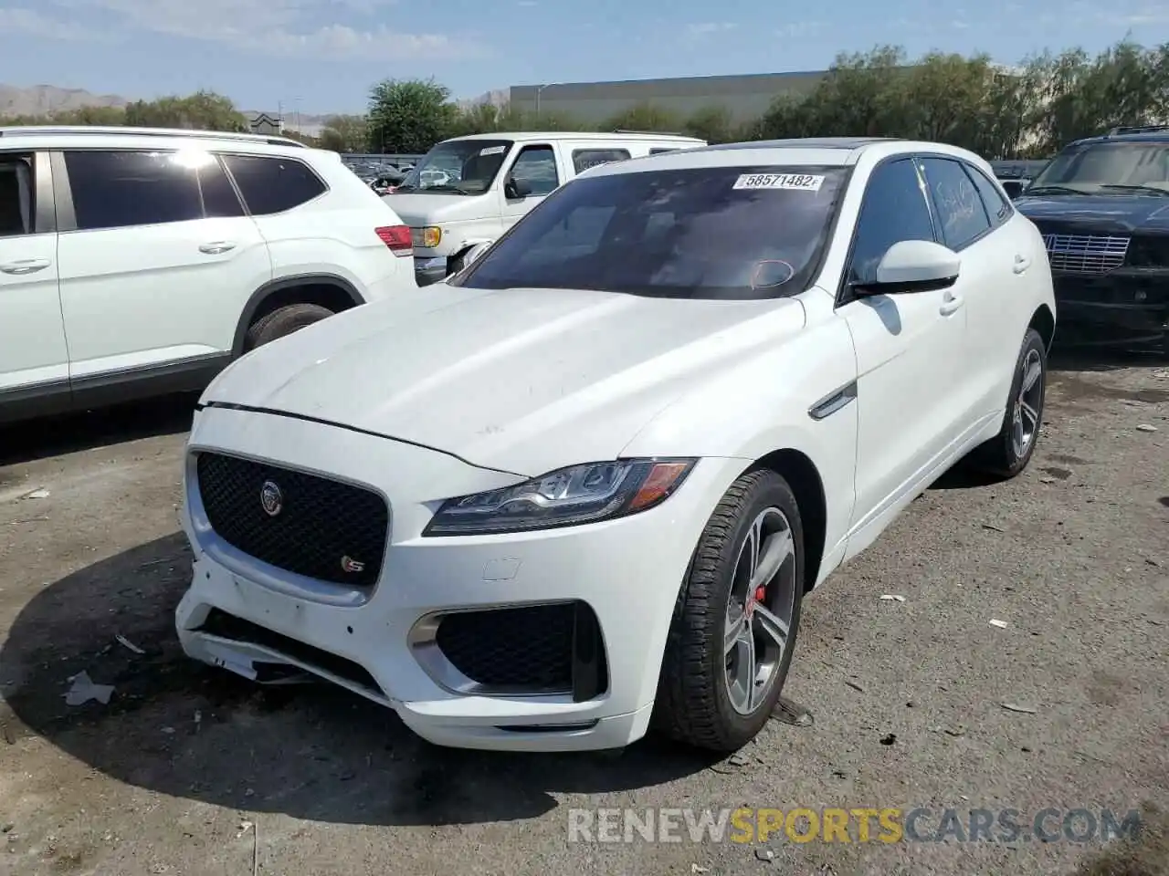 2 Photograph of a damaged car SADCM2FV0KA399106 JAGUAR F-PACE 2019