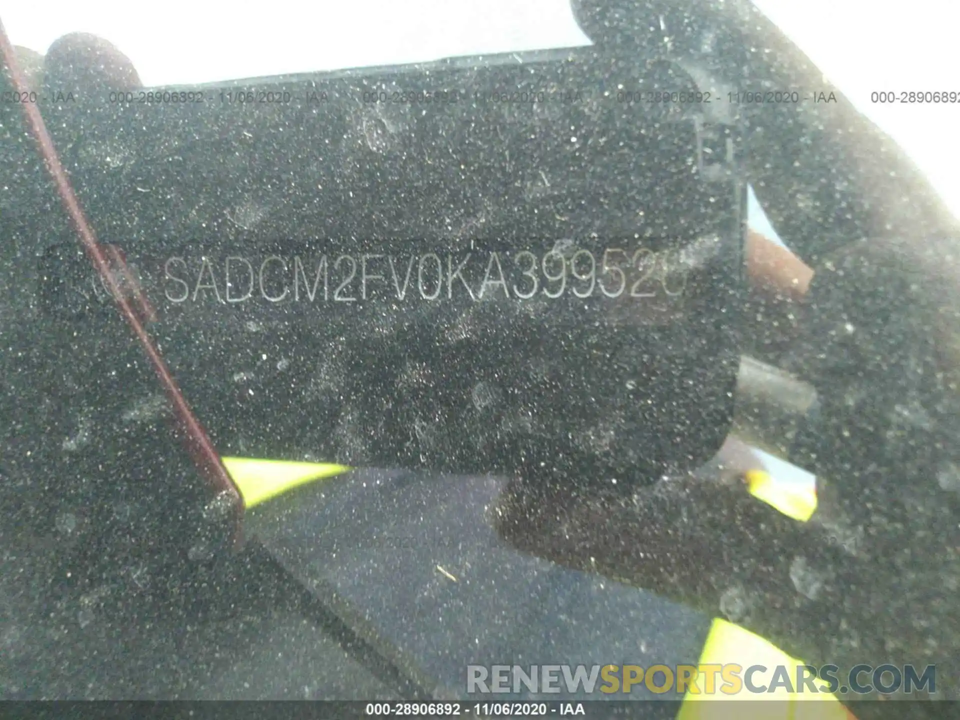 9 Photograph of a damaged car SADCM2FV0KA399526 JAGUAR F-PACE 2019