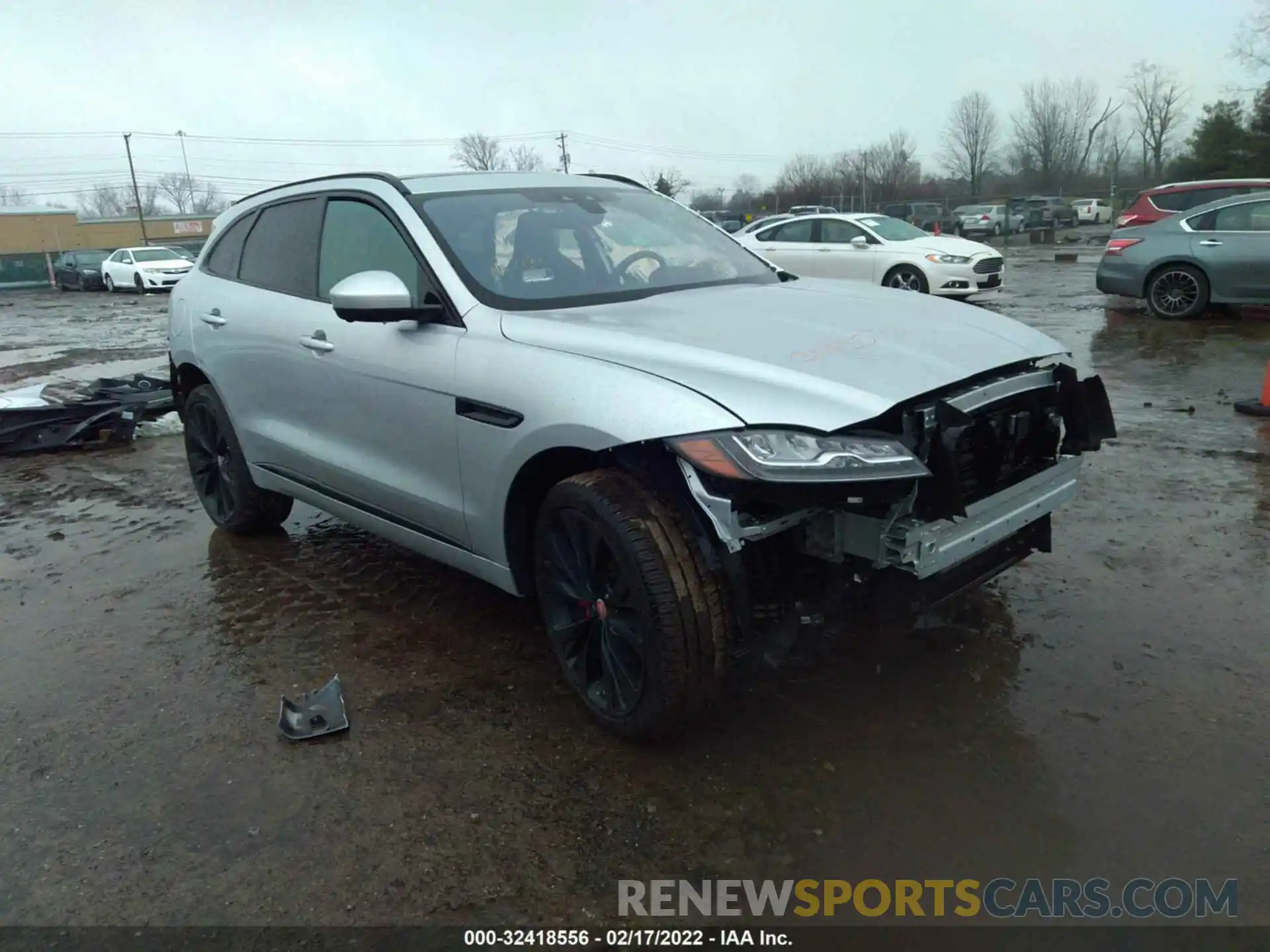 1 Photograph of a damaged car SADCM2FV0KA609185 JAGUAR F-PACE 2019