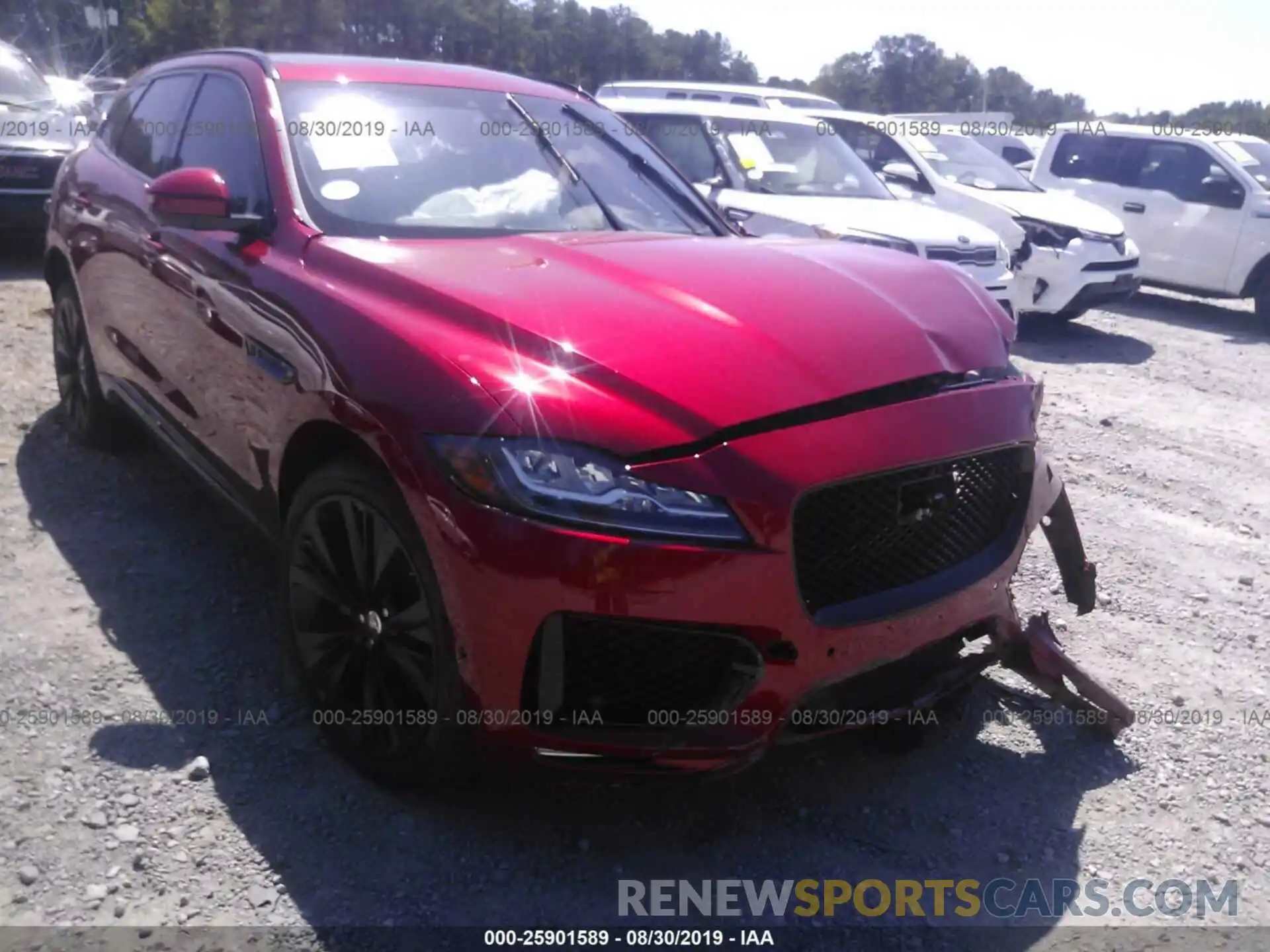 1 Photograph of a damaged car SADCM2FV0KA610238 JAGUAR F-PACE 2019