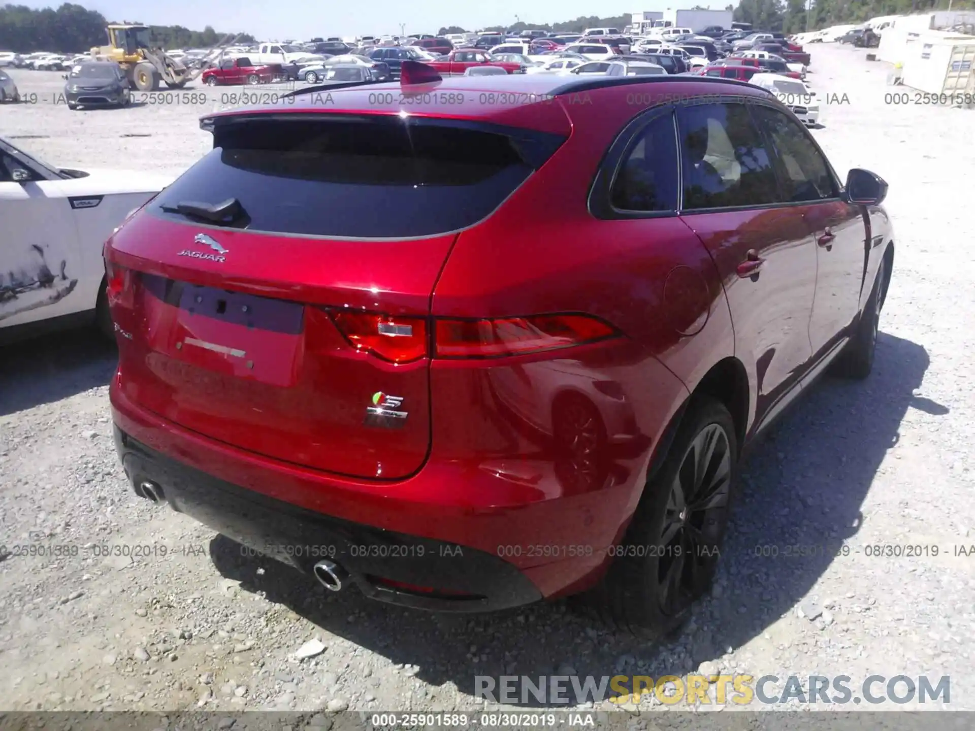 4 Photograph of a damaged car SADCM2FV0KA610238 JAGUAR F-PACE 2019