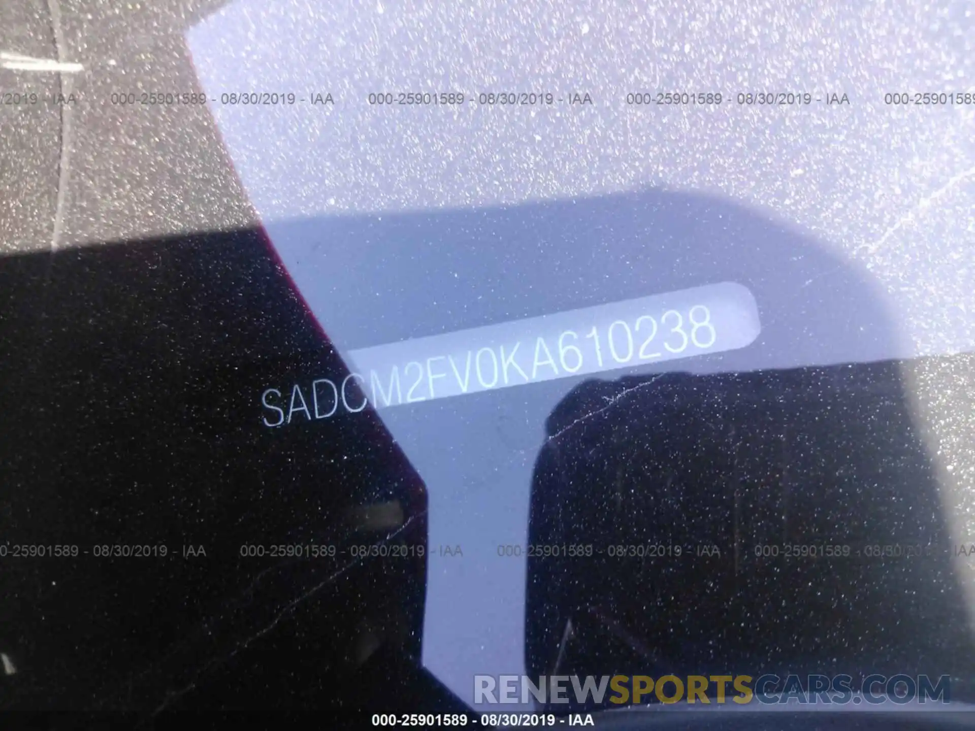 9 Photograph of a damaged car SADCM2FV0KA610238 JAGUAR F-PACE 2019