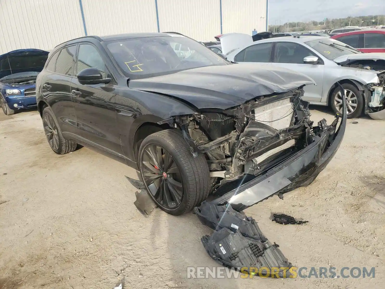 1 Photograph of a damaged car SADCM2FV1KA364803 JAGUAR F-PACE 2019