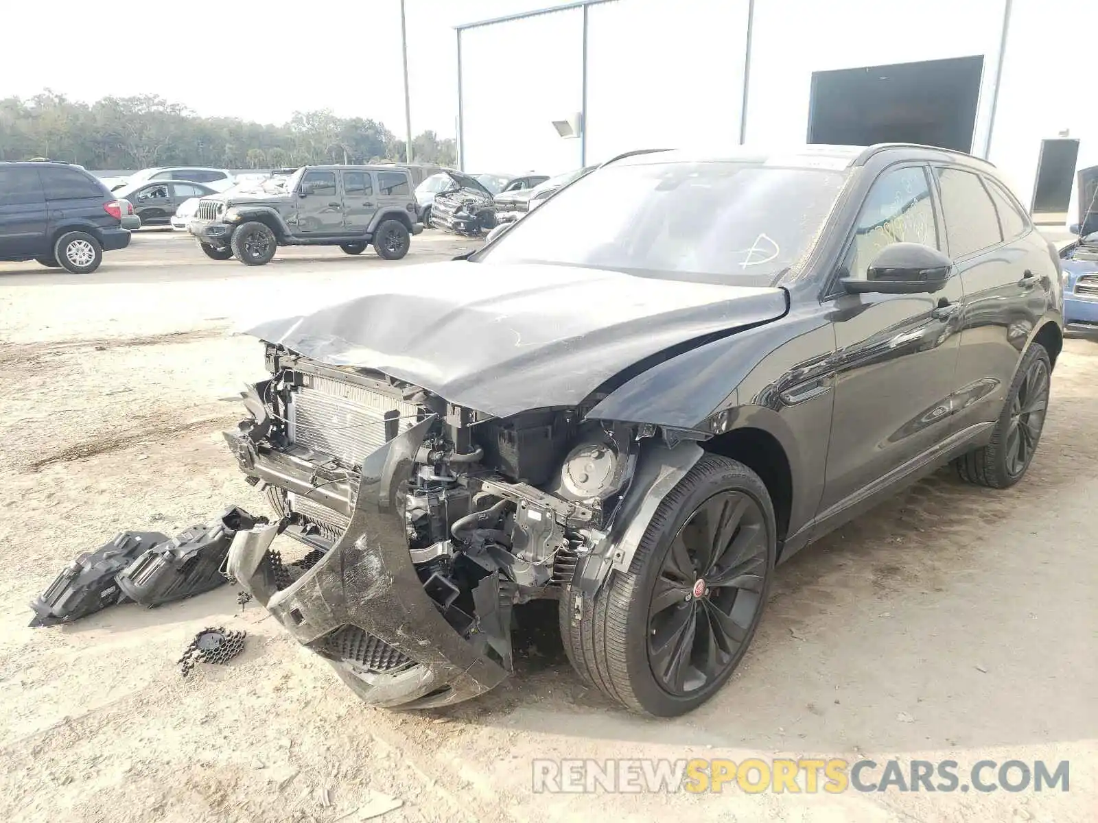 2 Photograph of a damaged car SADCM2FV1KA364803 JAGUAR F-PACE 2019