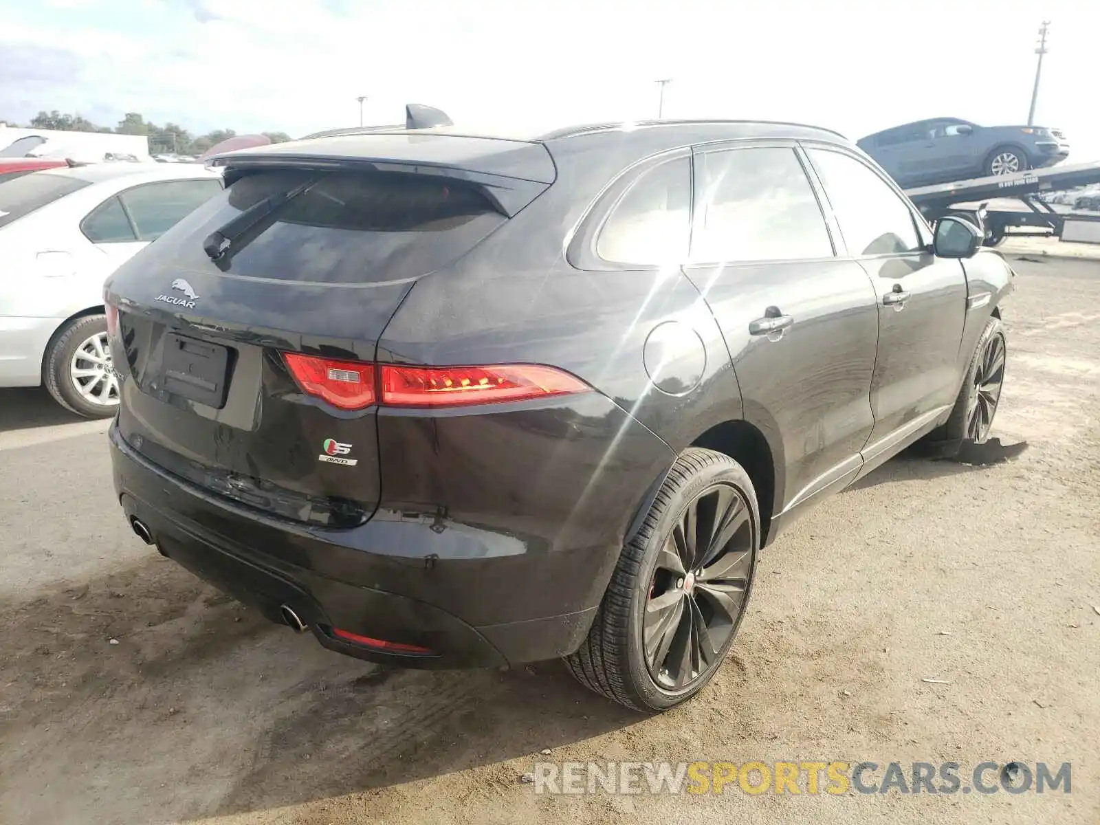 4 Фотография поврежденного автомобиля SADCM2FV1KA364803 JAGUAR F-PACE 2019