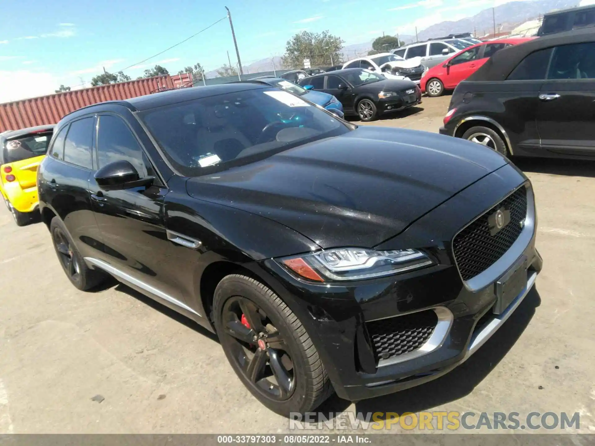 1 Photograph of a damaged car SADCM2FV1KA397395 JAGUAR F-PACE 2019