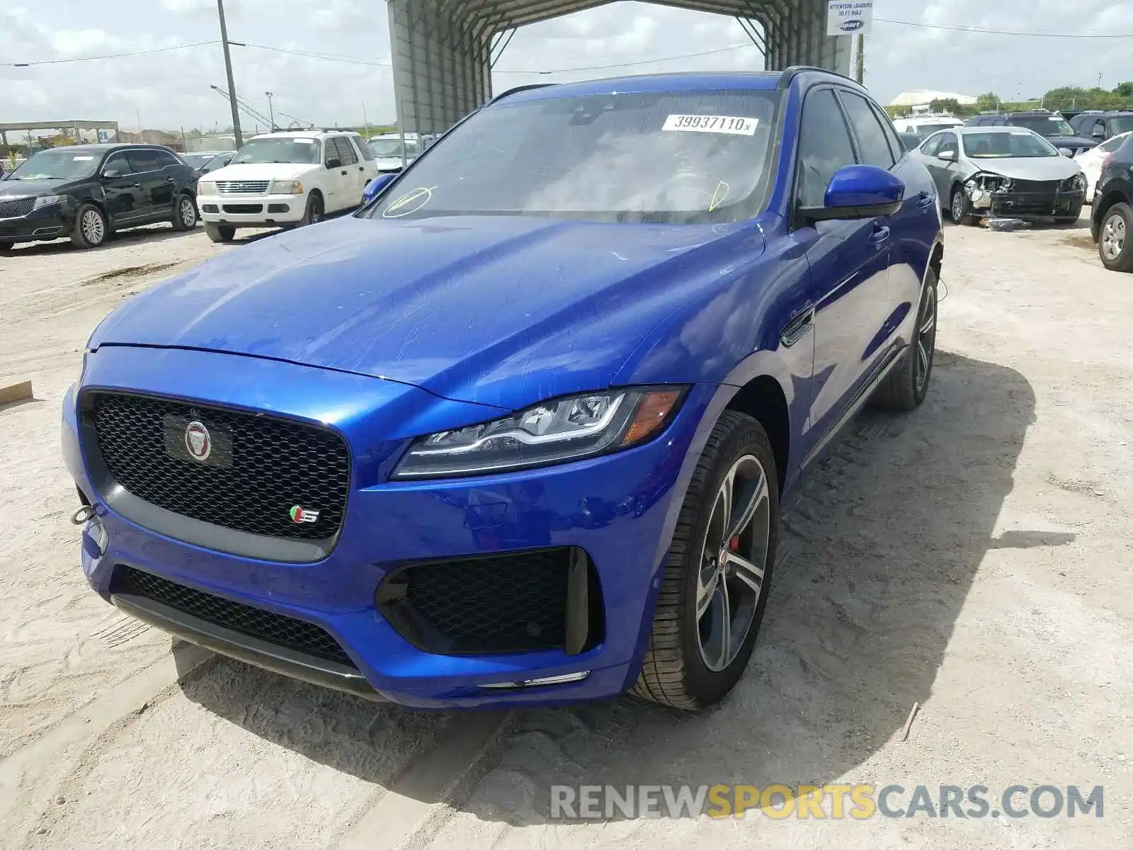 2 Фотография поврежденного автомобиля SADCM2FV2KA360694 JAGUAR F-PACE 2019