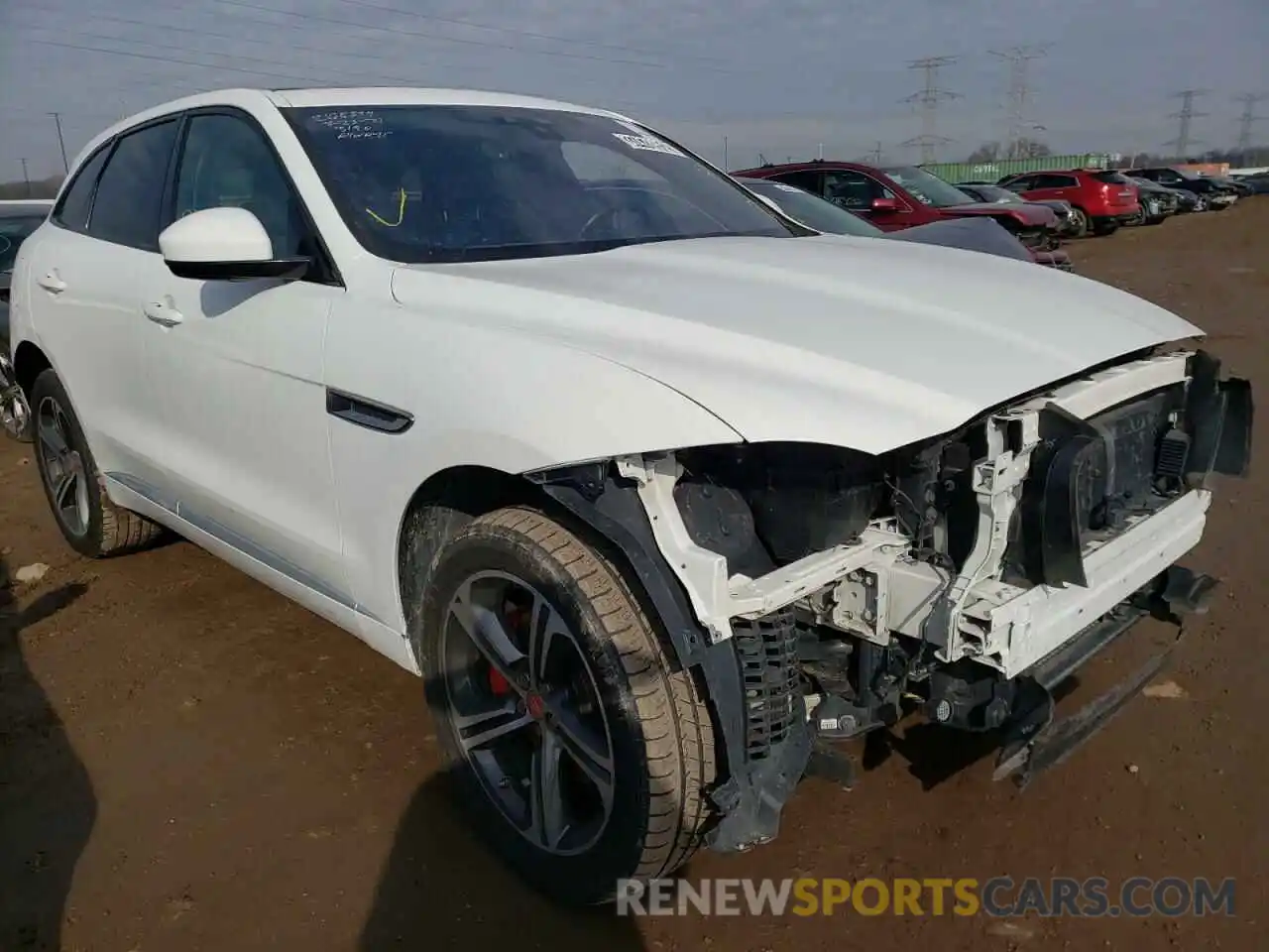 1 Photograph of a damaged car SADCM2FV2KA602674 JAGUAR F-PACE 2019