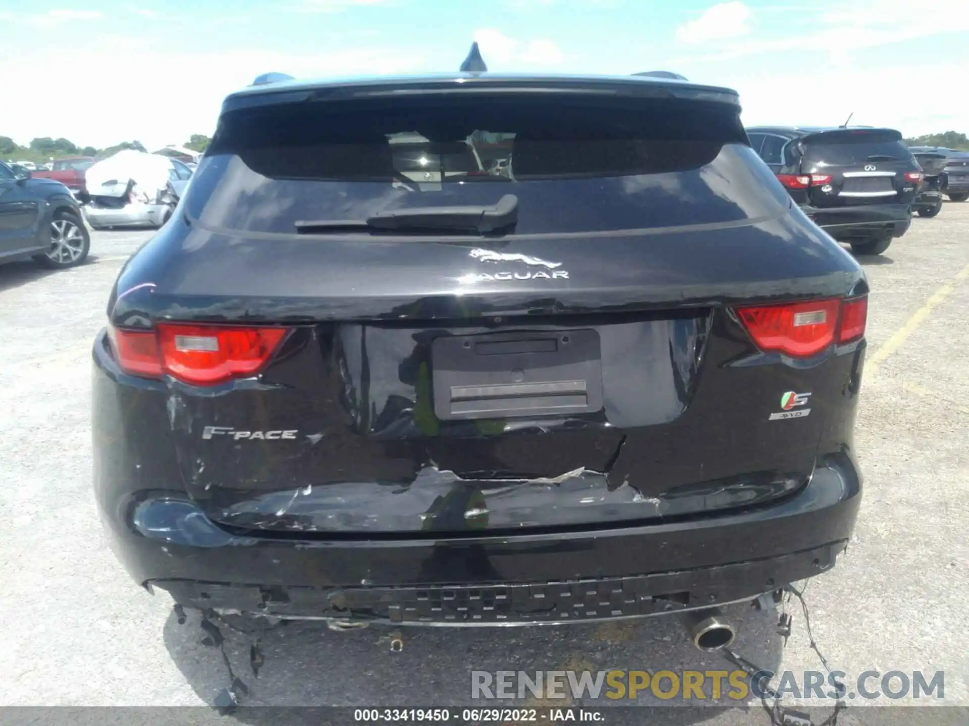 6 Photograph of a damaged car SADCM2FV2KA611309 JAGUAR F-PACE 2019