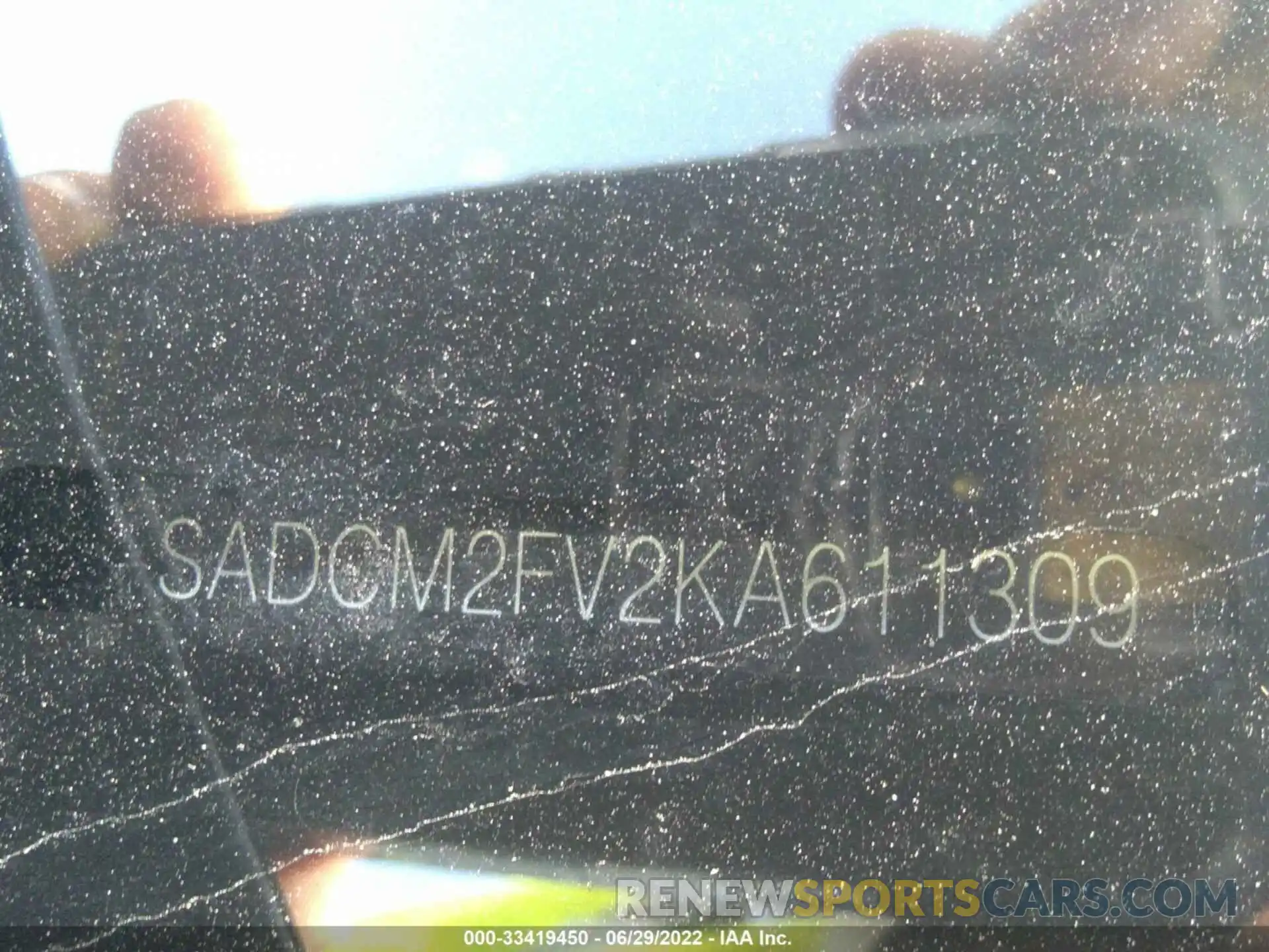 9 Photograph of a damaged car SADCM2FV2KA611309 JAGUAR F-PACE 2019