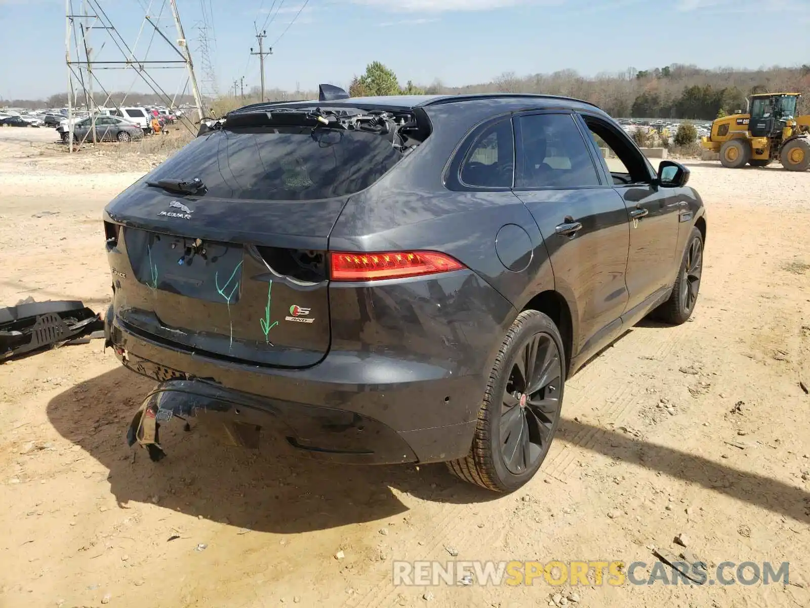 4 Фотография поврежденного автомобиля SADCM2FV3KA352491 JAGUAR F-PACE 2019