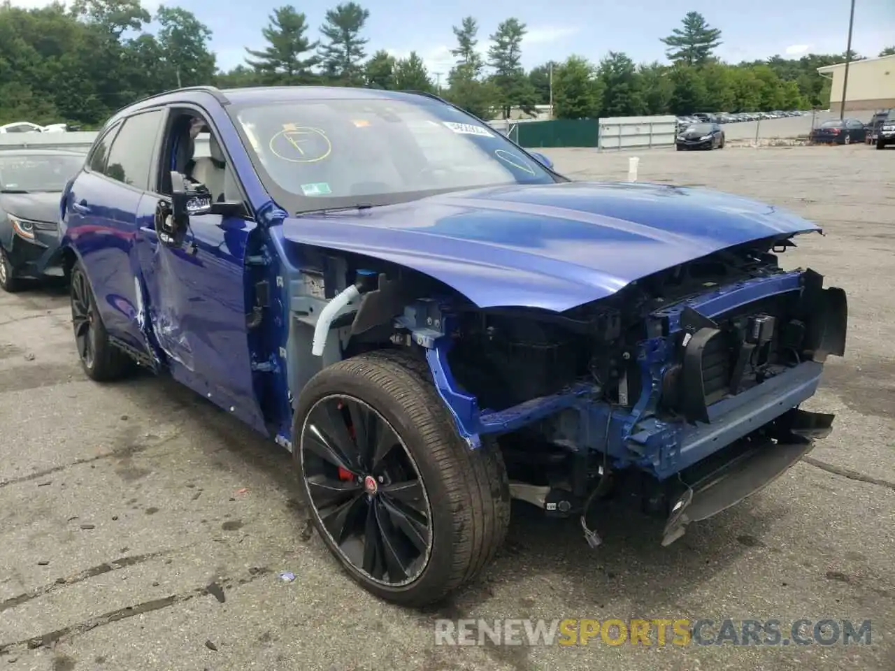 1 Photograph of a damaged car SADCM2FV3KA358937 JAGUAR F-PACE 2019