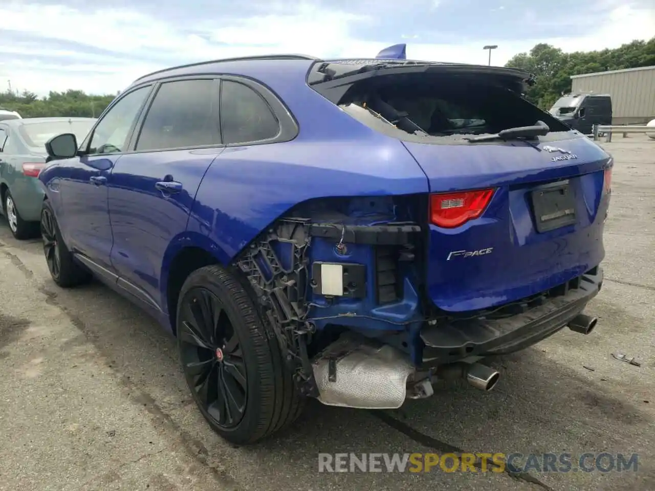 3 Фотография поврежденного автомобиля SADCM2FV3KA358937 JAGUAR F-PACE 2019