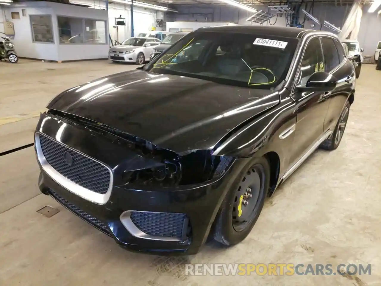 2 Photograph of a damaged car SADCM2FV3KA603767 JAGUAR F-PACE 2019