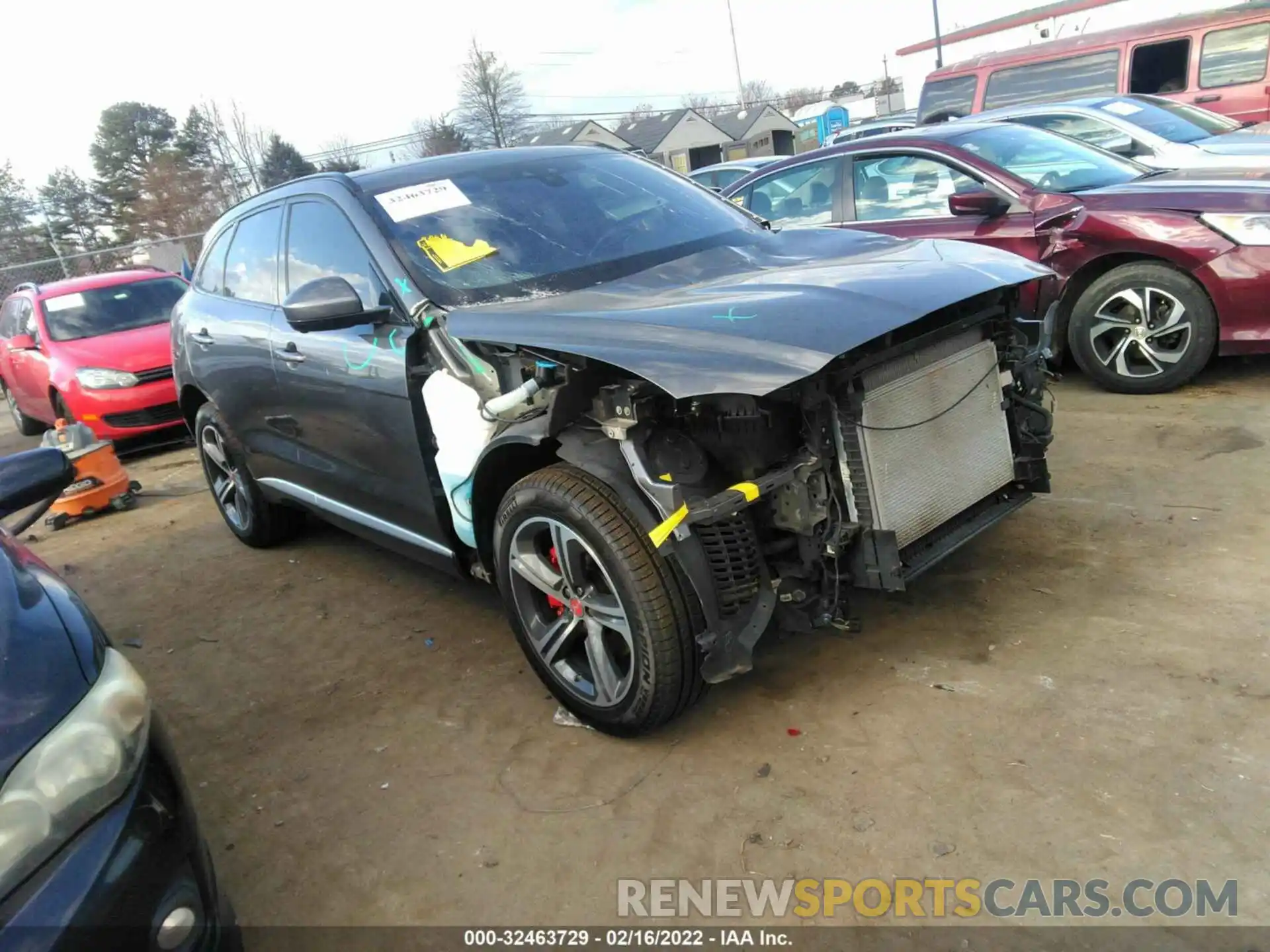 1 Photograph of a damaged car SADCM2FV4KA356162 JAGUAR F-PACE 2019