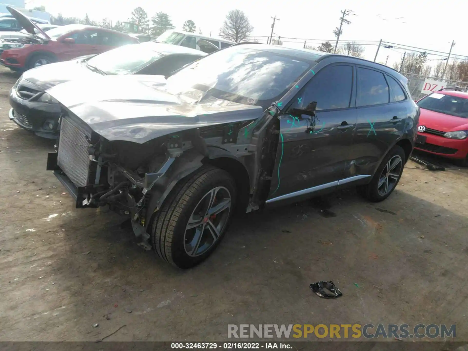 2 Photograph of a damaged car SADCM2FV4KA356162 JAGUAR F-PACE 2019