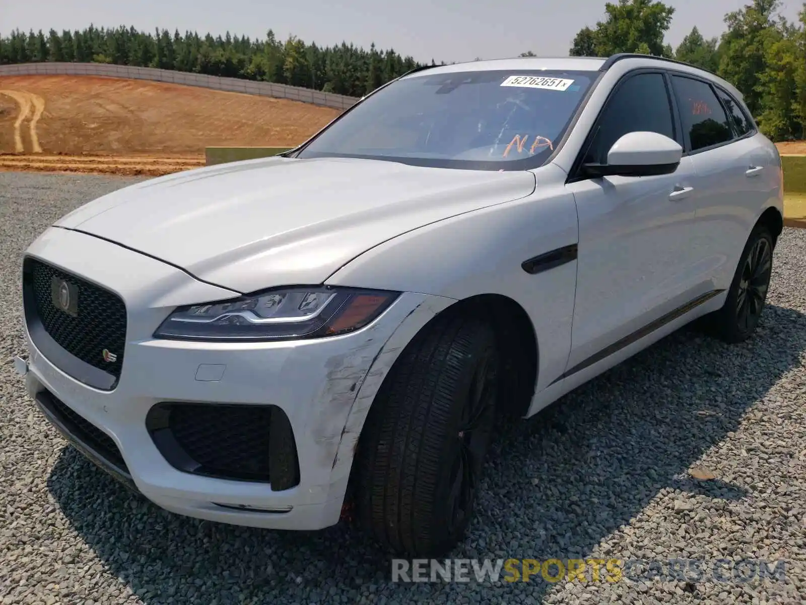 2 Фотография поврежденного автомобиля SADCM2FV5KA360902 JAGUAR F-PACE 2019