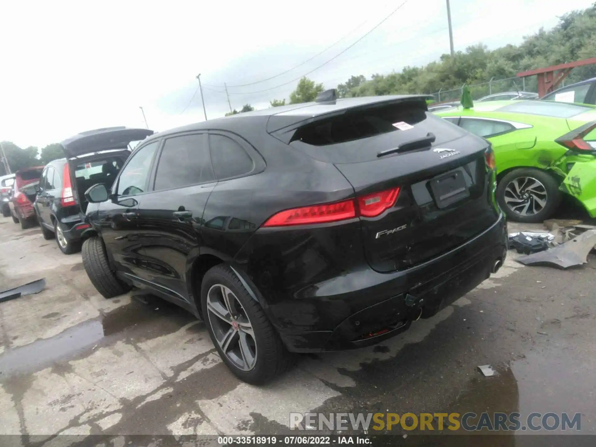 3 Фотография поврежденного автомобиля SADCM2FV5KA368983 JAGUAR F-PACE 2019