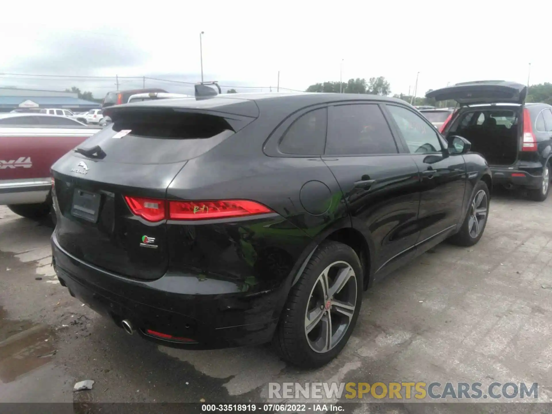 4 Фотография поврежденного автомобиля SADCM2FV5KA368983 JAGUAR F-PACE 2019