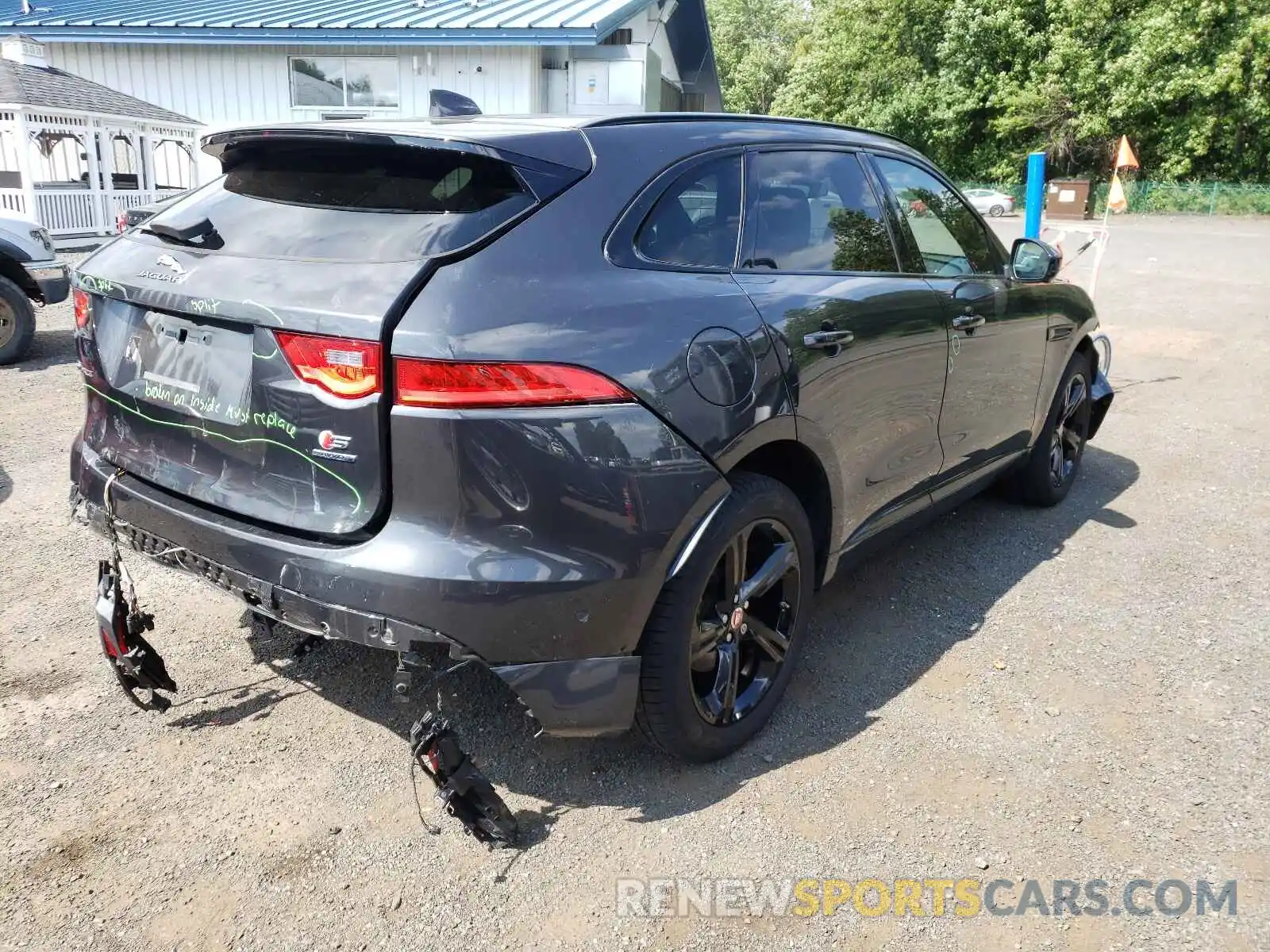 4 Фотография поврежденного автомобиля SADCM2FV5KA390045 JAGUAR F-PACE 2019